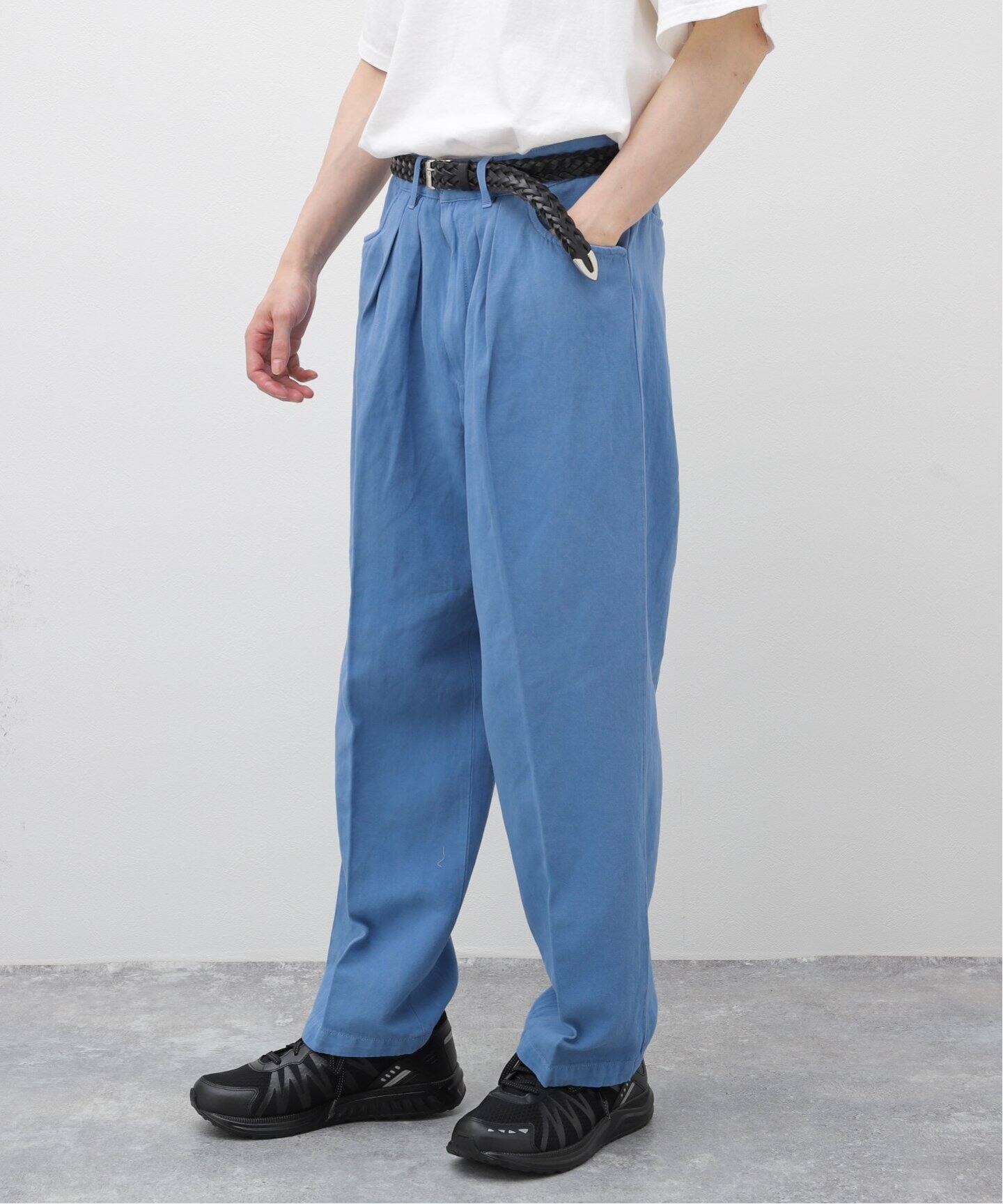 FARAH / ファーラー】ツータック ワイドテーパードパンツ（スラックス 
