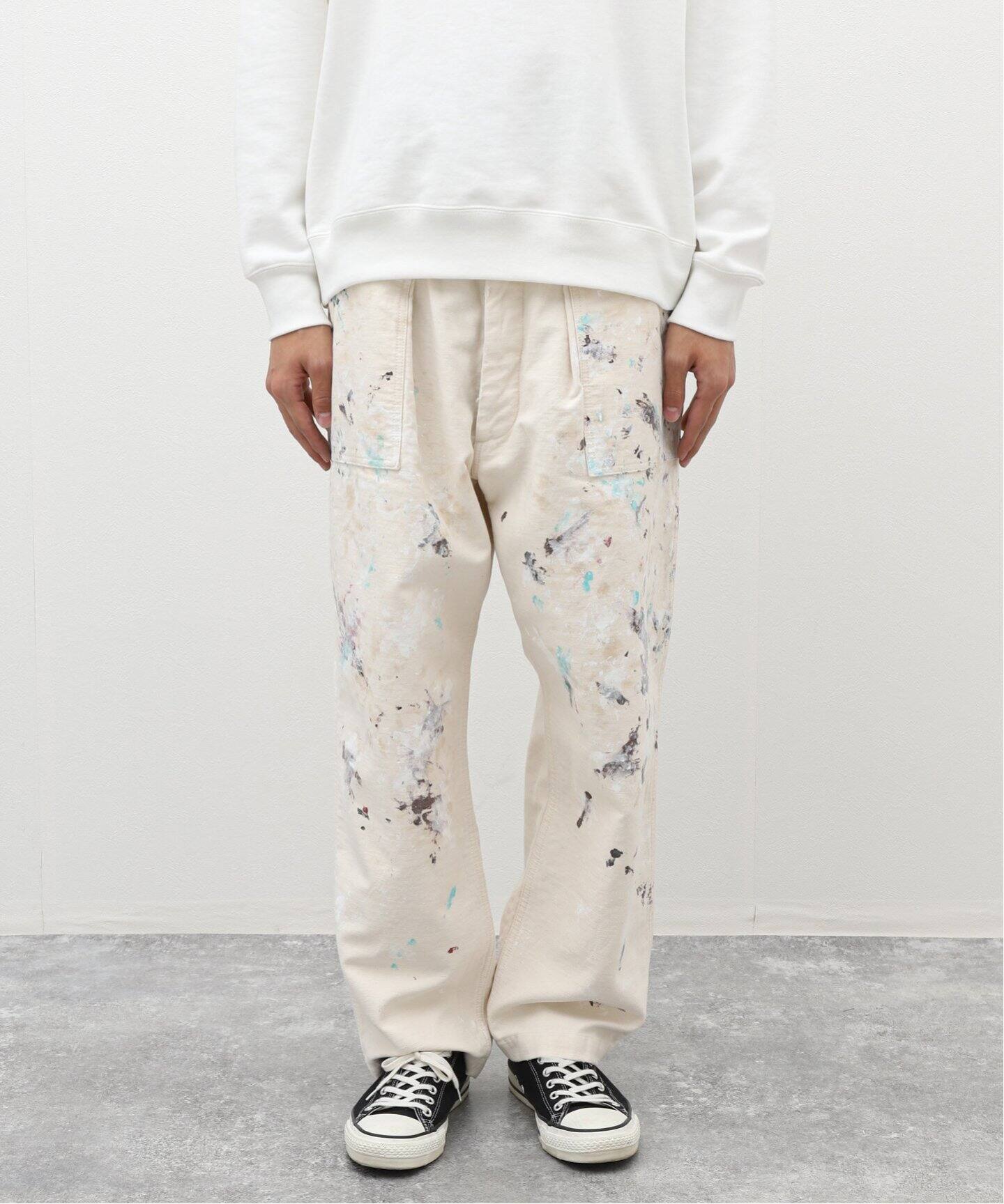 HERILL / Backsatin splash Utilitypants 23-030-HL-8050-3（カーゴ 