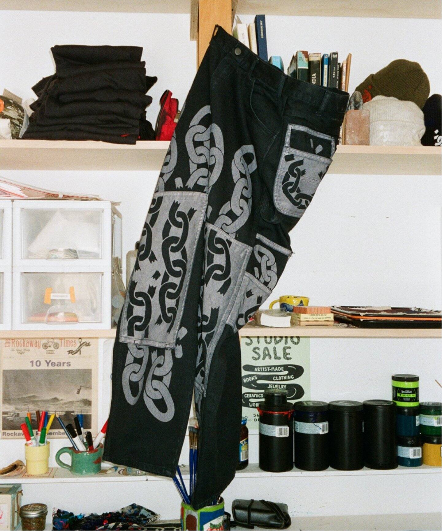 EVERYDAYS / エブリデイズ】Hand Paint ”Chain”（その他パンツ  