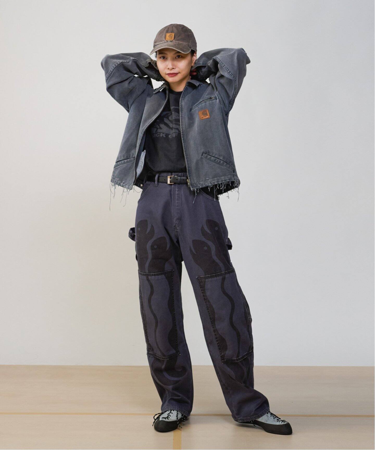 EVERYDAYS / エブリデイズ】Hand Paint ”Snake”（その他パンツ  