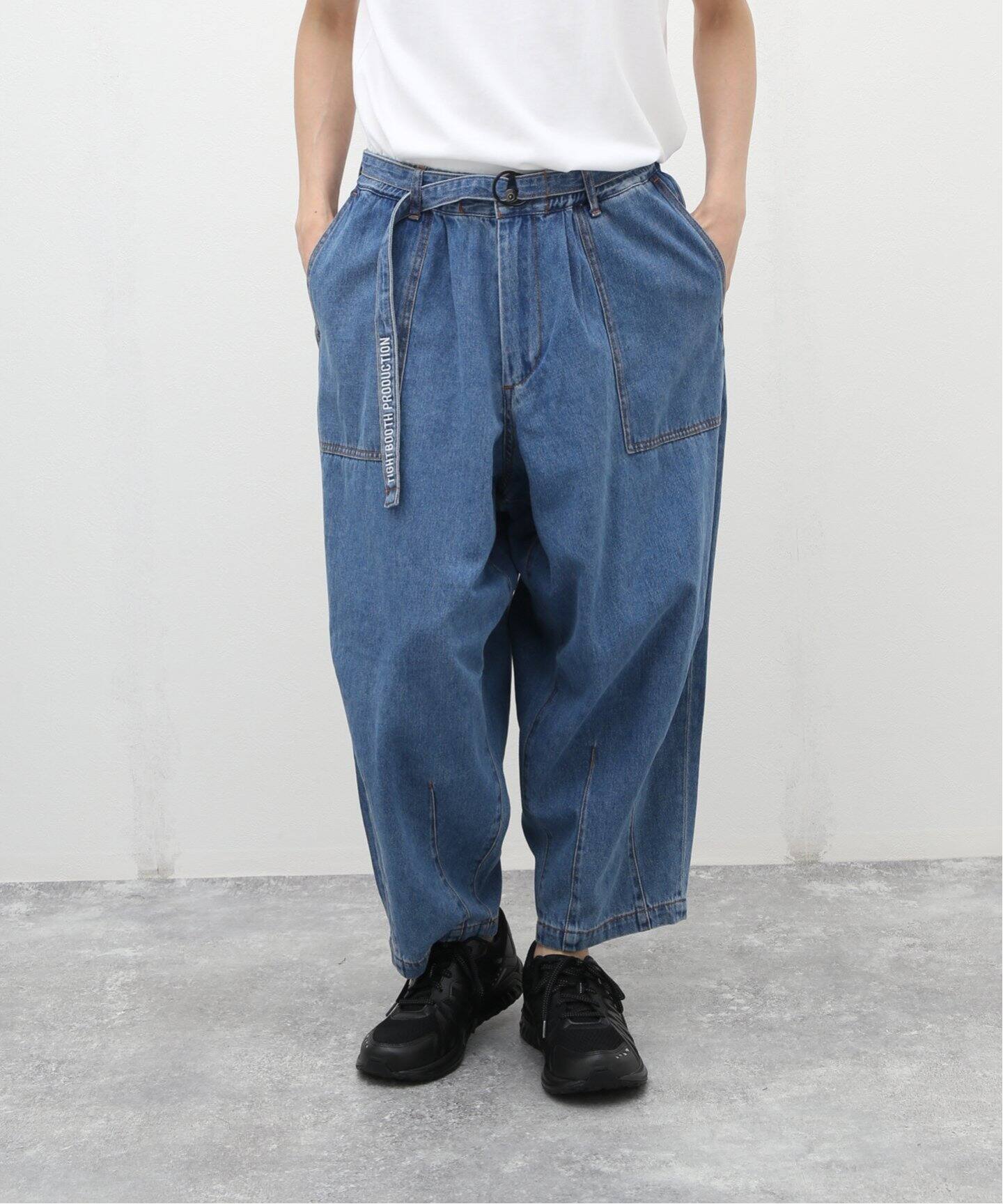 TIGHTBOOTH / タイトブース】DENIM BAKER BALLOON PANTS（デニムパンツ  