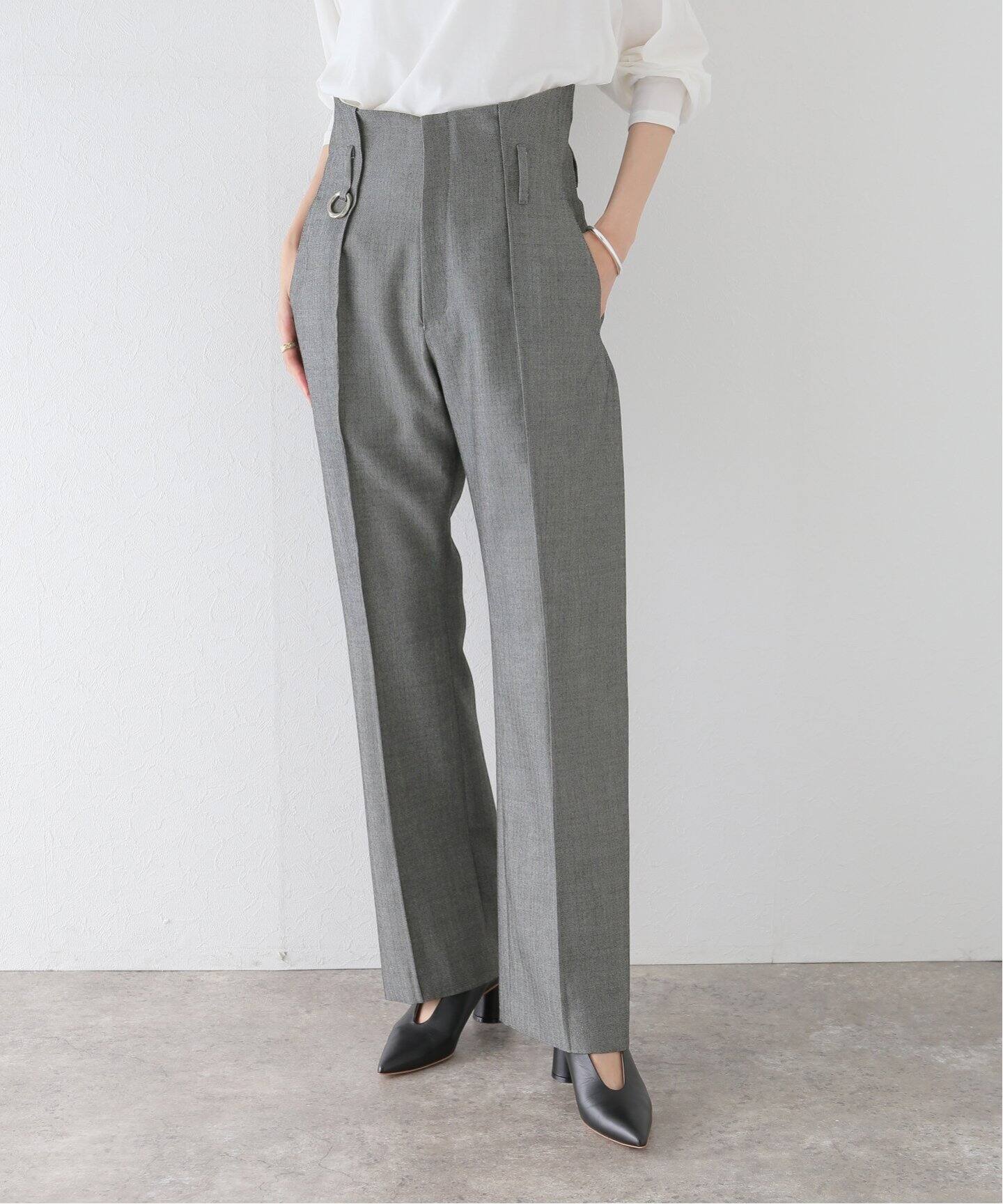 YOHEI OHNO / ヨウヘイオオノ】 our basic high waist straight 