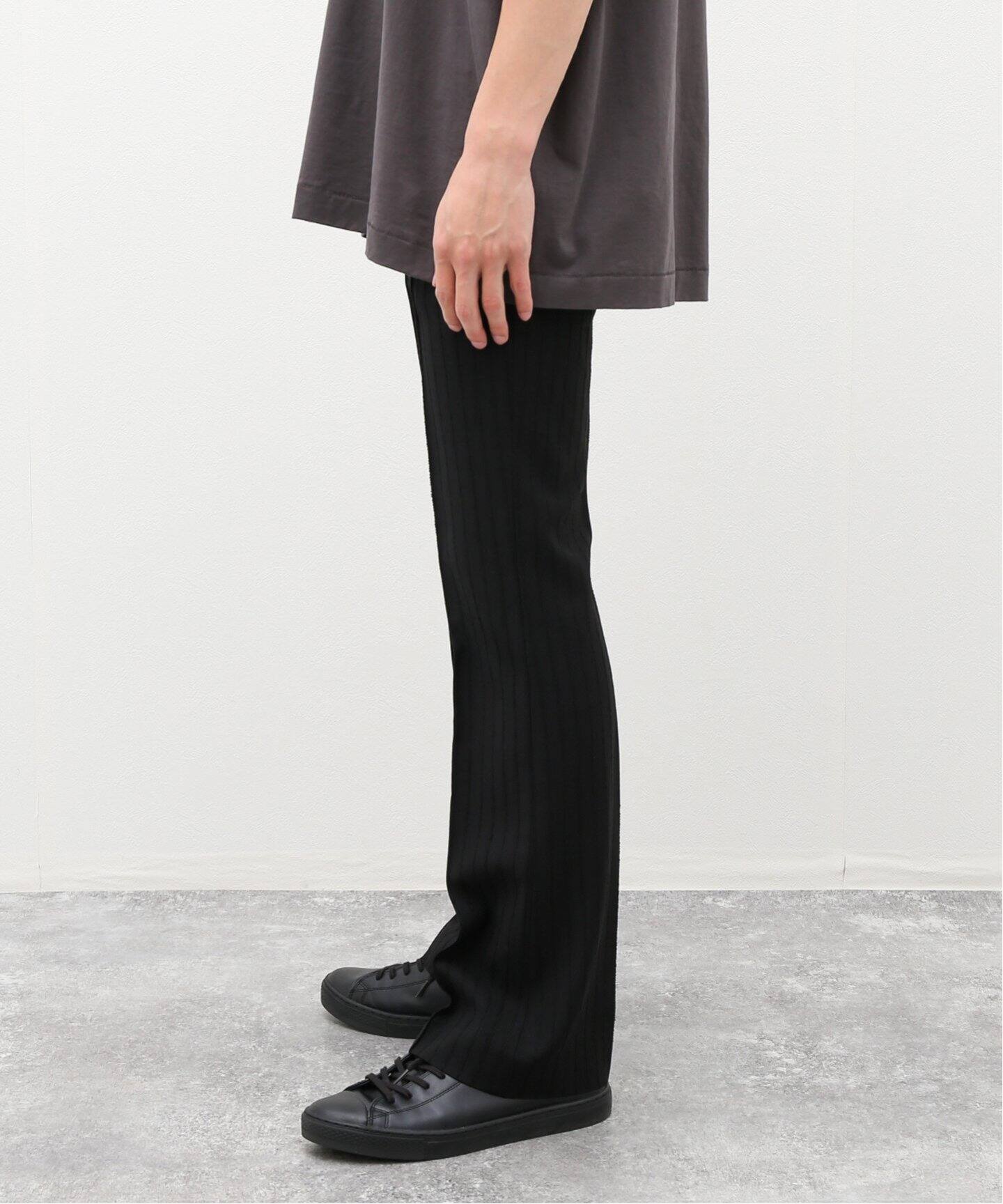 ERNEST W. BAKER / アーネストダブルベイカー】FLARE TROUSERS PIN ST 