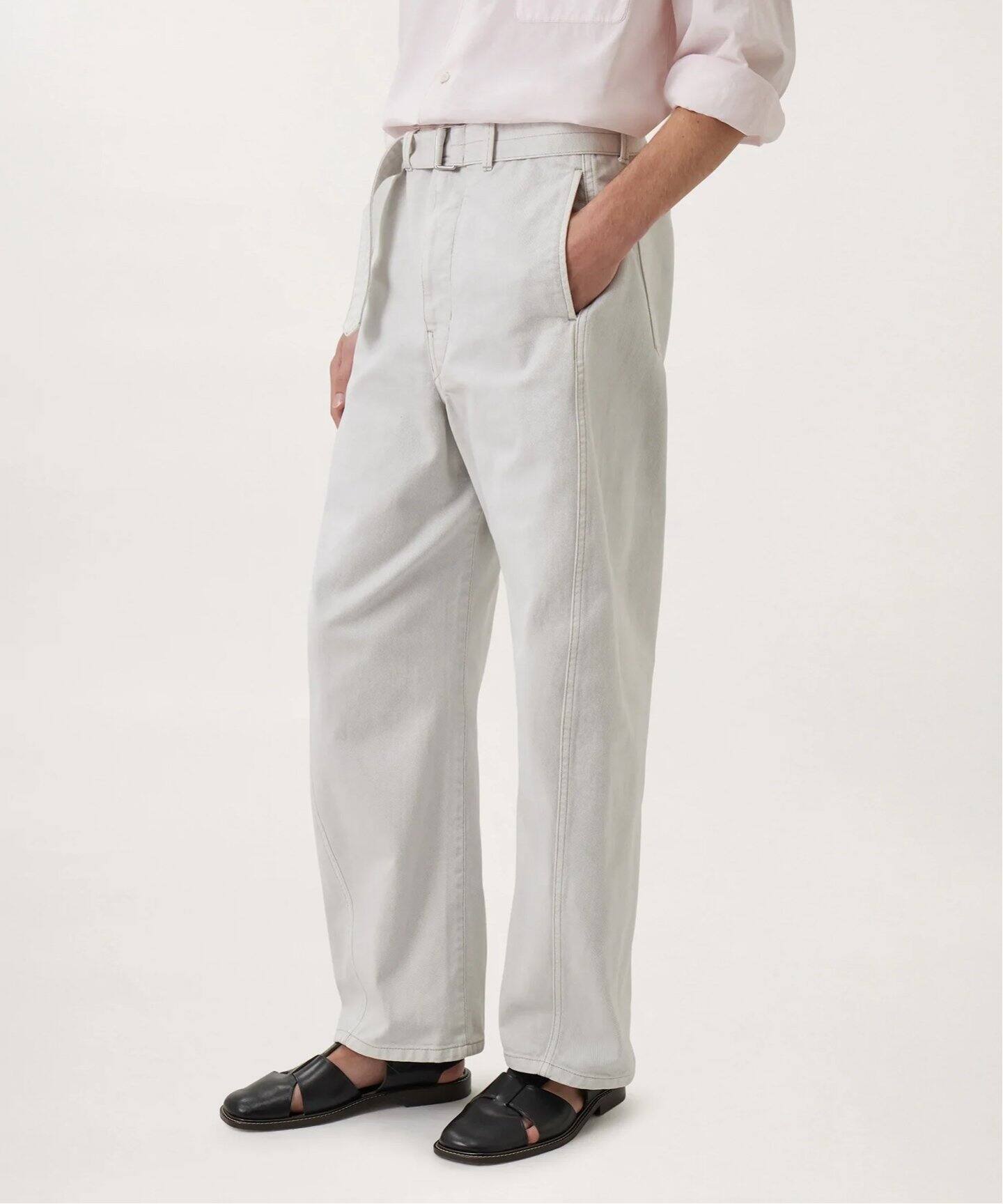 LEMAIRE/ルメール】 TWISTED BELTED PANTS（デニムパンツ・ジーンズ 