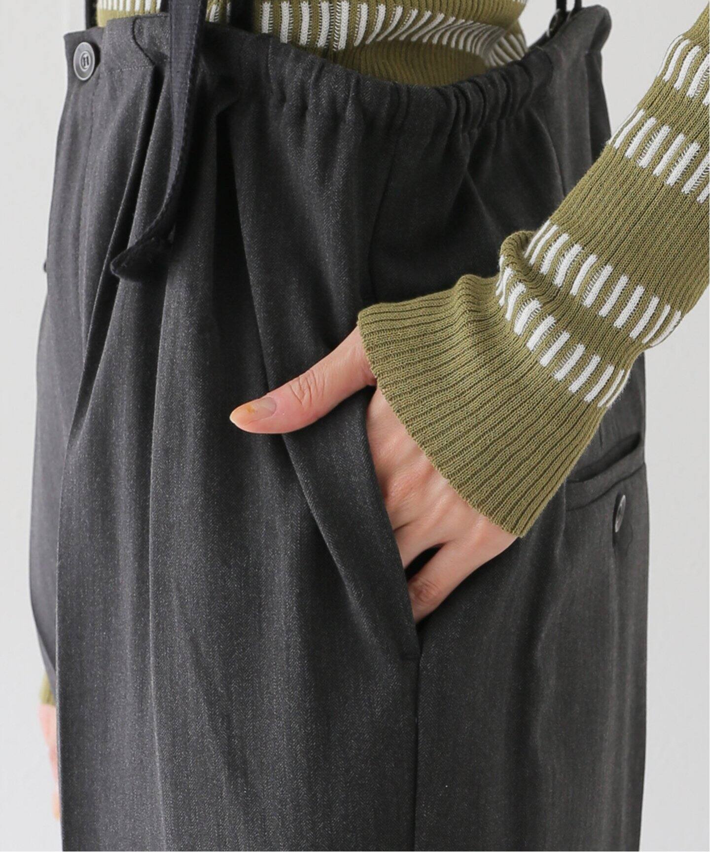 TODAYFUL / トゥデイフル】Suspenders Highwaist Pants（サロペット 