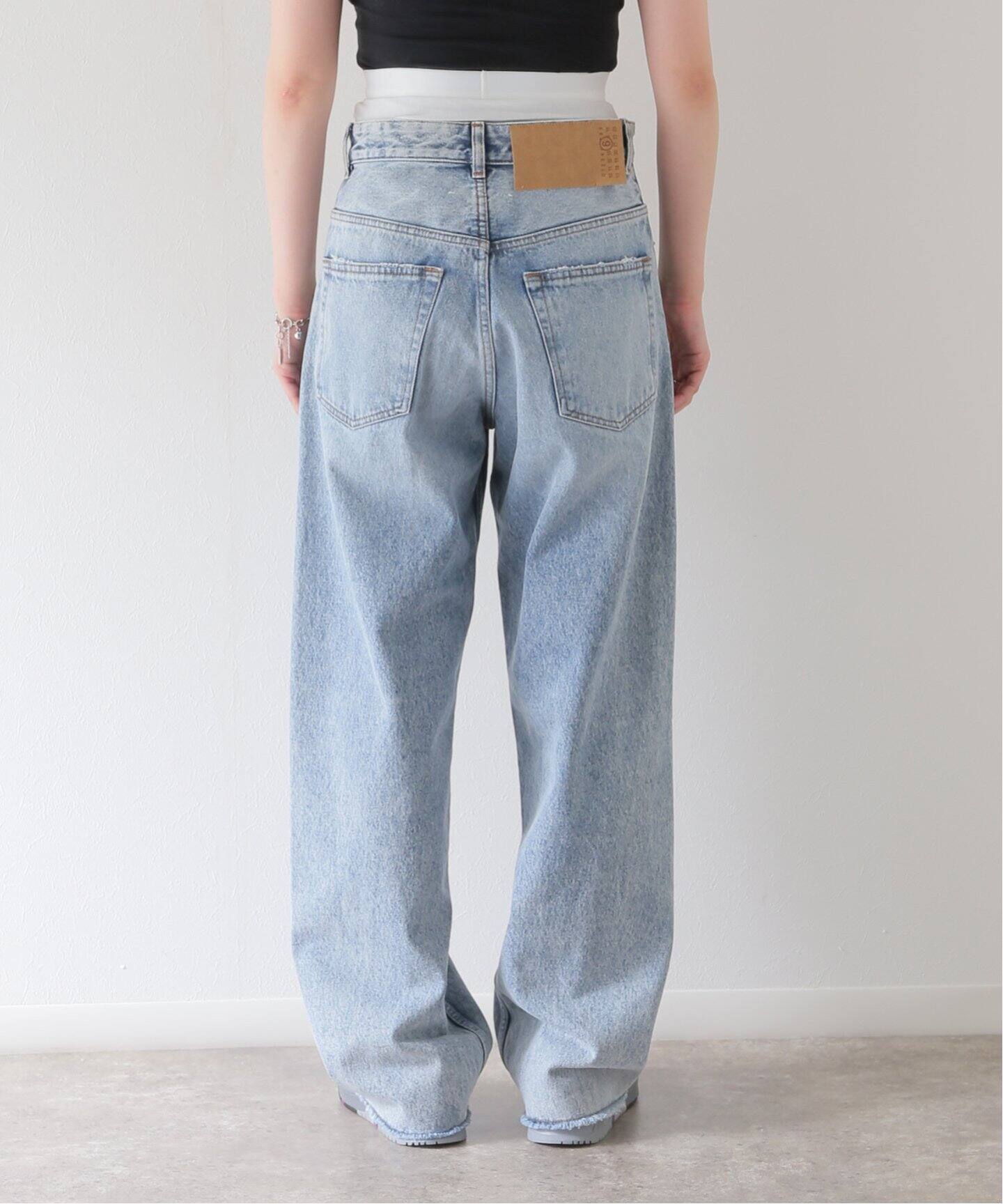 エムエム6 メゾンマルジェラ ワイドデニム MM6 Maison Margiela  