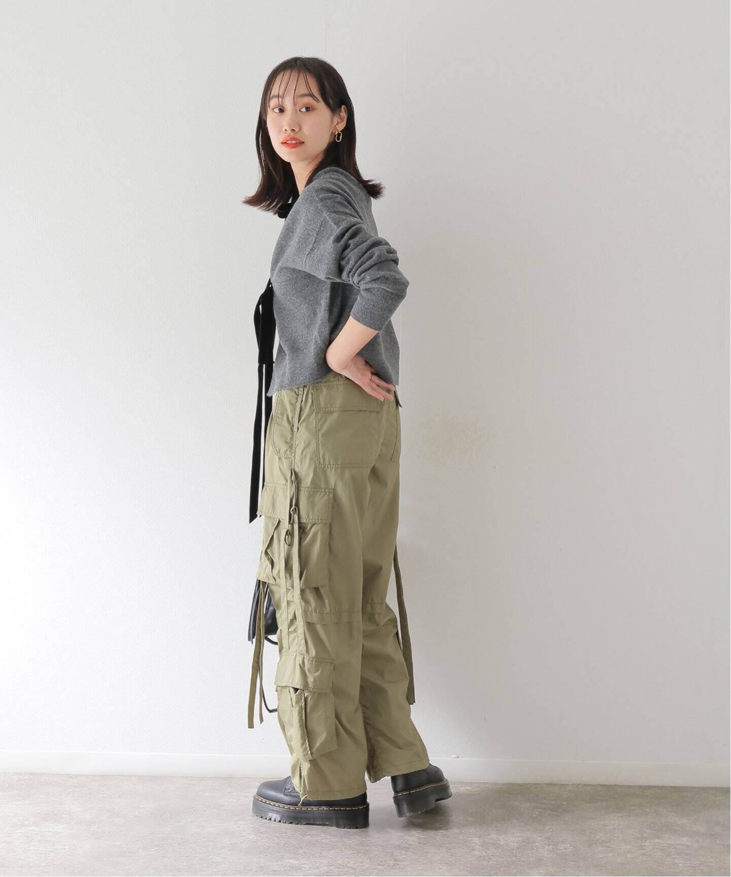 RHODOLIRION/ロドリリオン】Techno Pant - Peach Broadcloth  