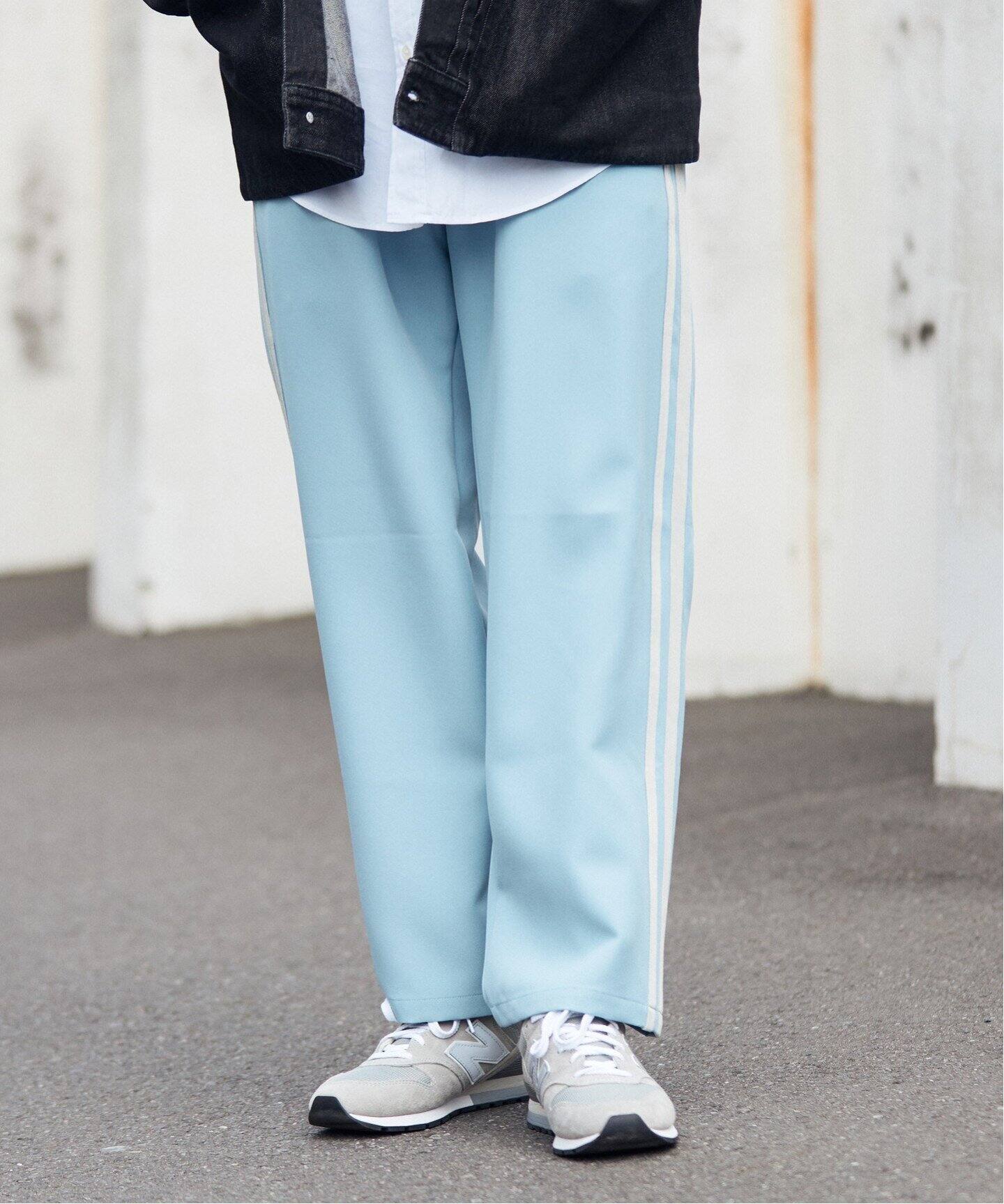 ダブルクロス ライントラックパンツ（ジャージ／トラックパンツ