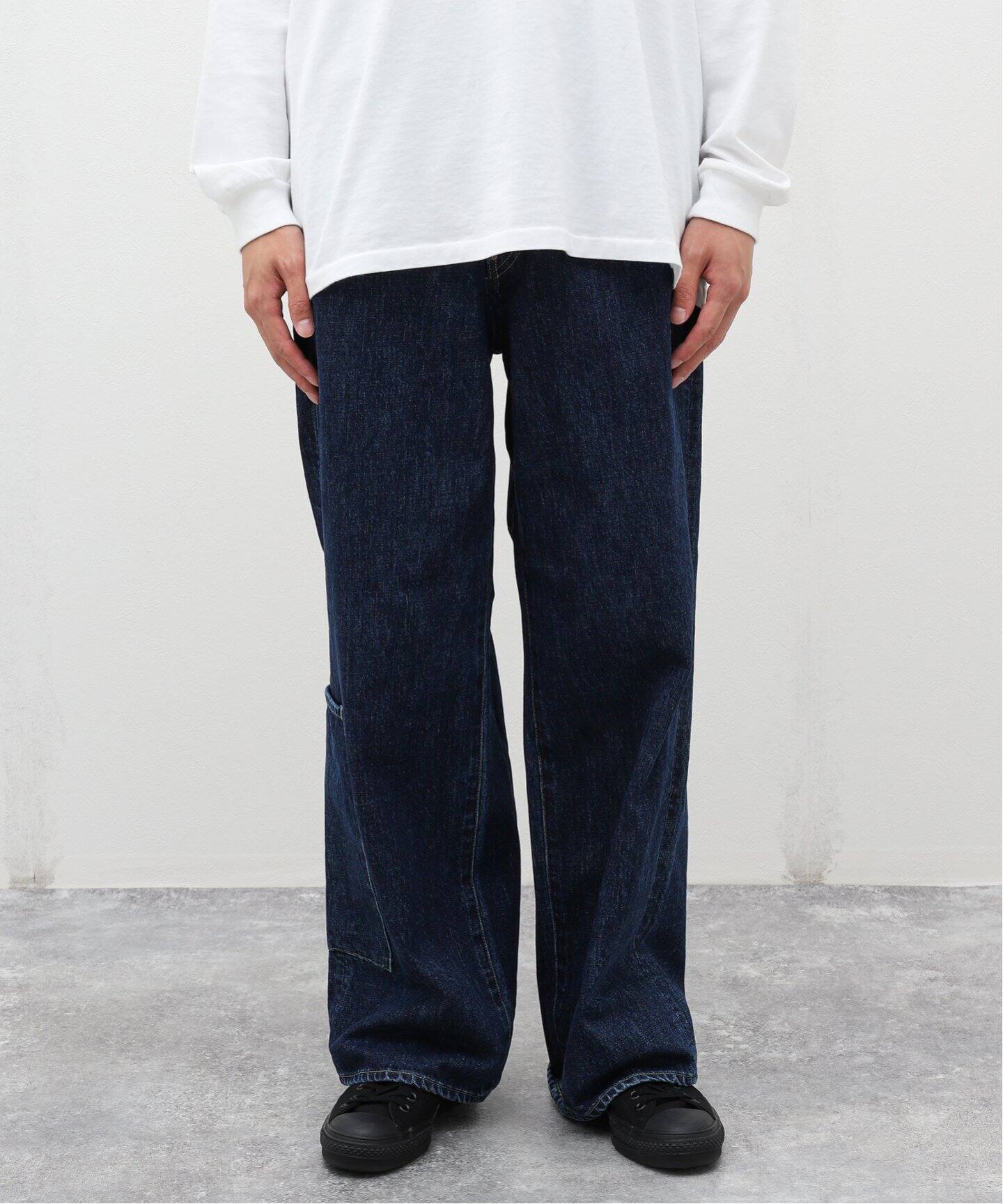refomed / リフォメッド】 RIGHT HANDED DENIM PANTS SW（デニムパンツ 