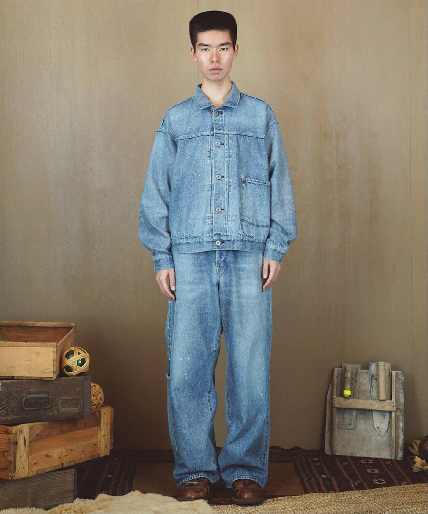 refomed / リフォメッド】RIGHT HANDED DENIM PANTS USED（デニム 