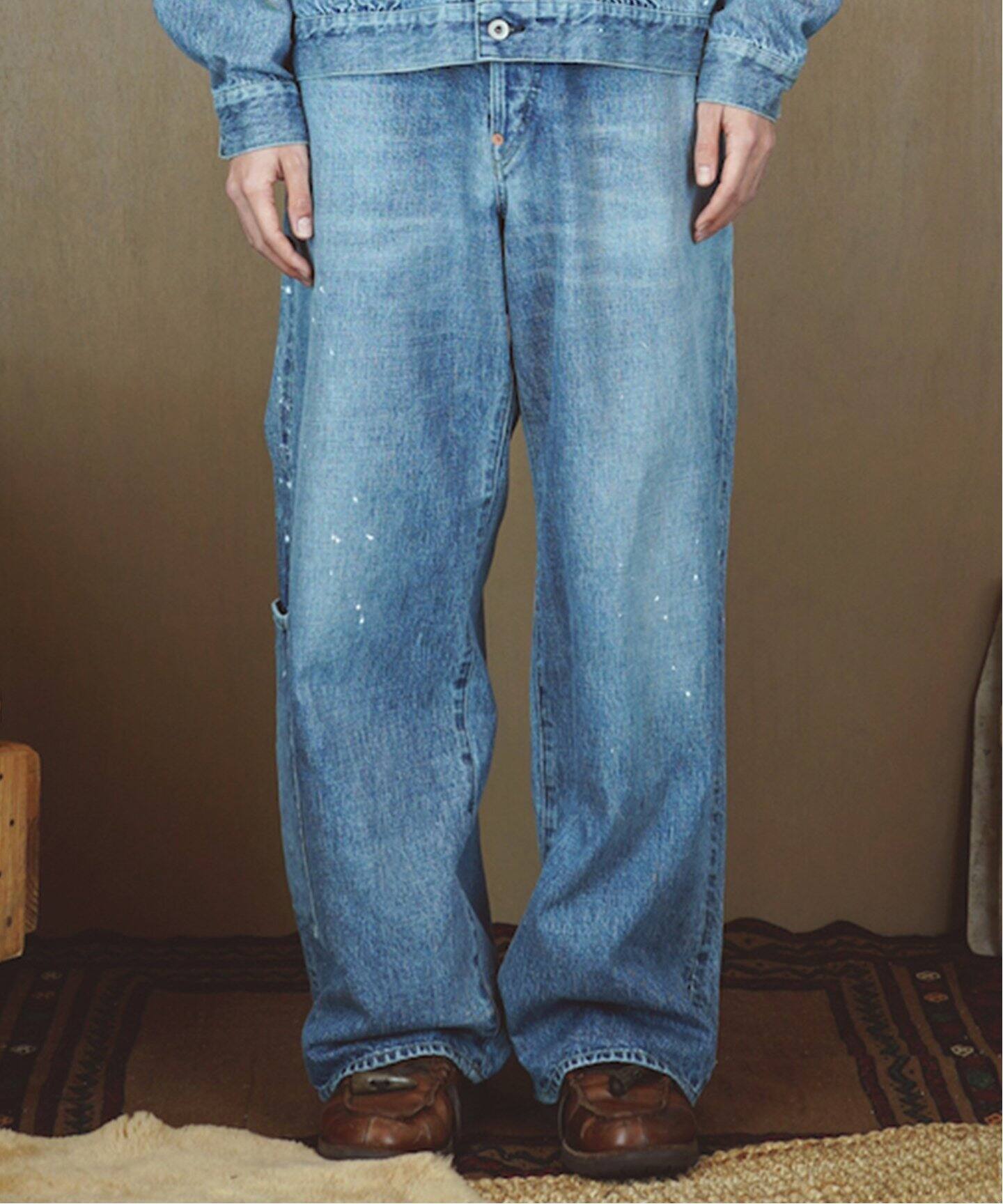 refomed / リフォメッド】RIGHT HANDED DENIM PANTS USED（デニム 