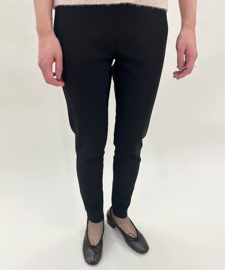 追加》abcハイウエストストレッチスリムパンツ（スラックス）｜EDIT  