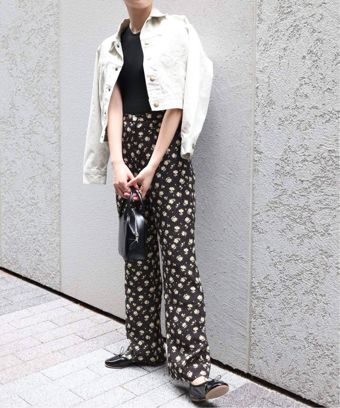 ヴィンテージフラワー フレアーパンツ（その他パンツ）｜EDIT.FOR LULU  