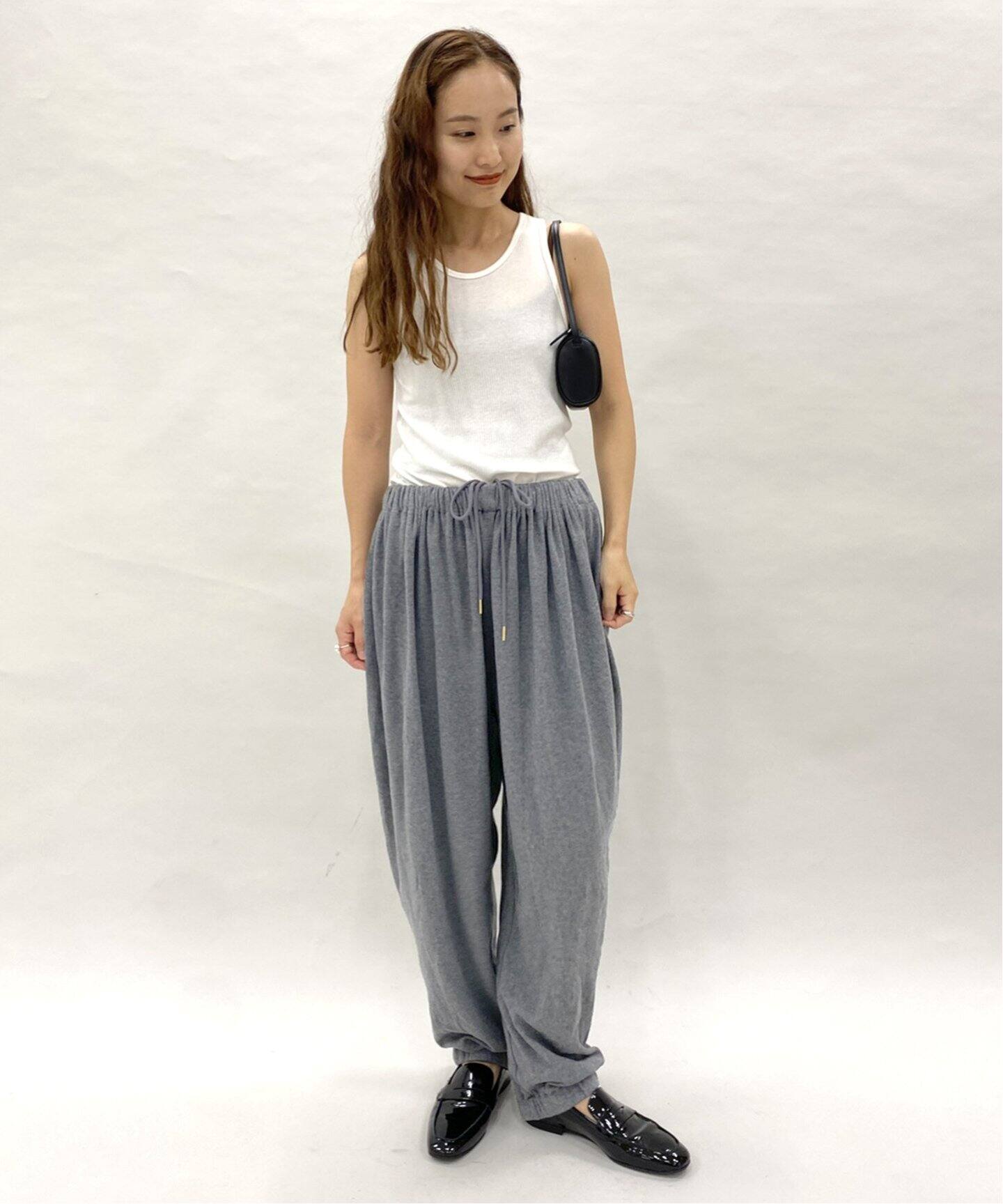 ギャザースウェットパンツ（スウェットパンツ）｜EDIT.FOR LULU  