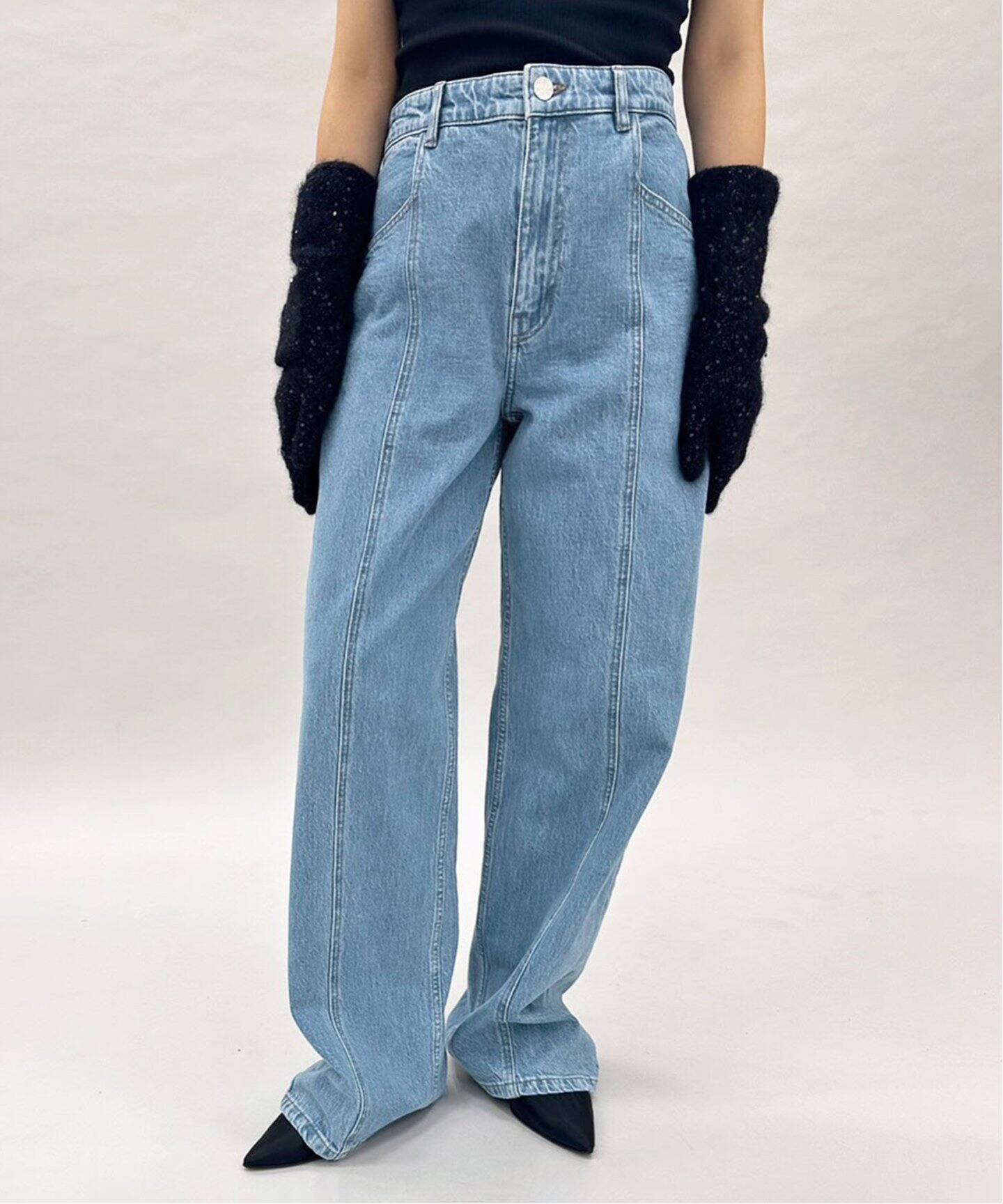 BAUM UND PFERDGARTEN/バウムウンドヘルガーデン】ワイドデニム  