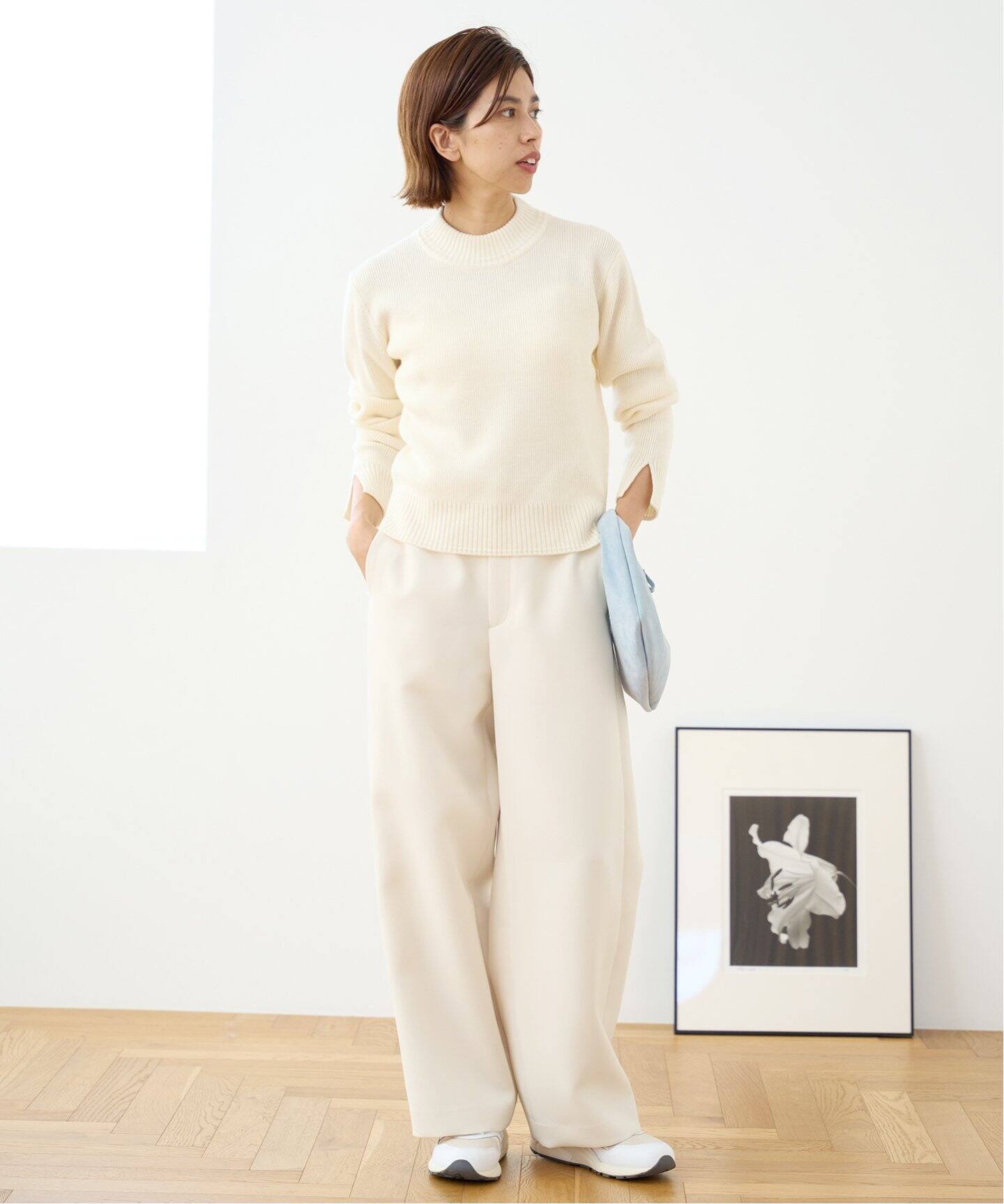 トリプルクロスワイドパンツ（スラックス）｜IENA（イエナ）の通販  