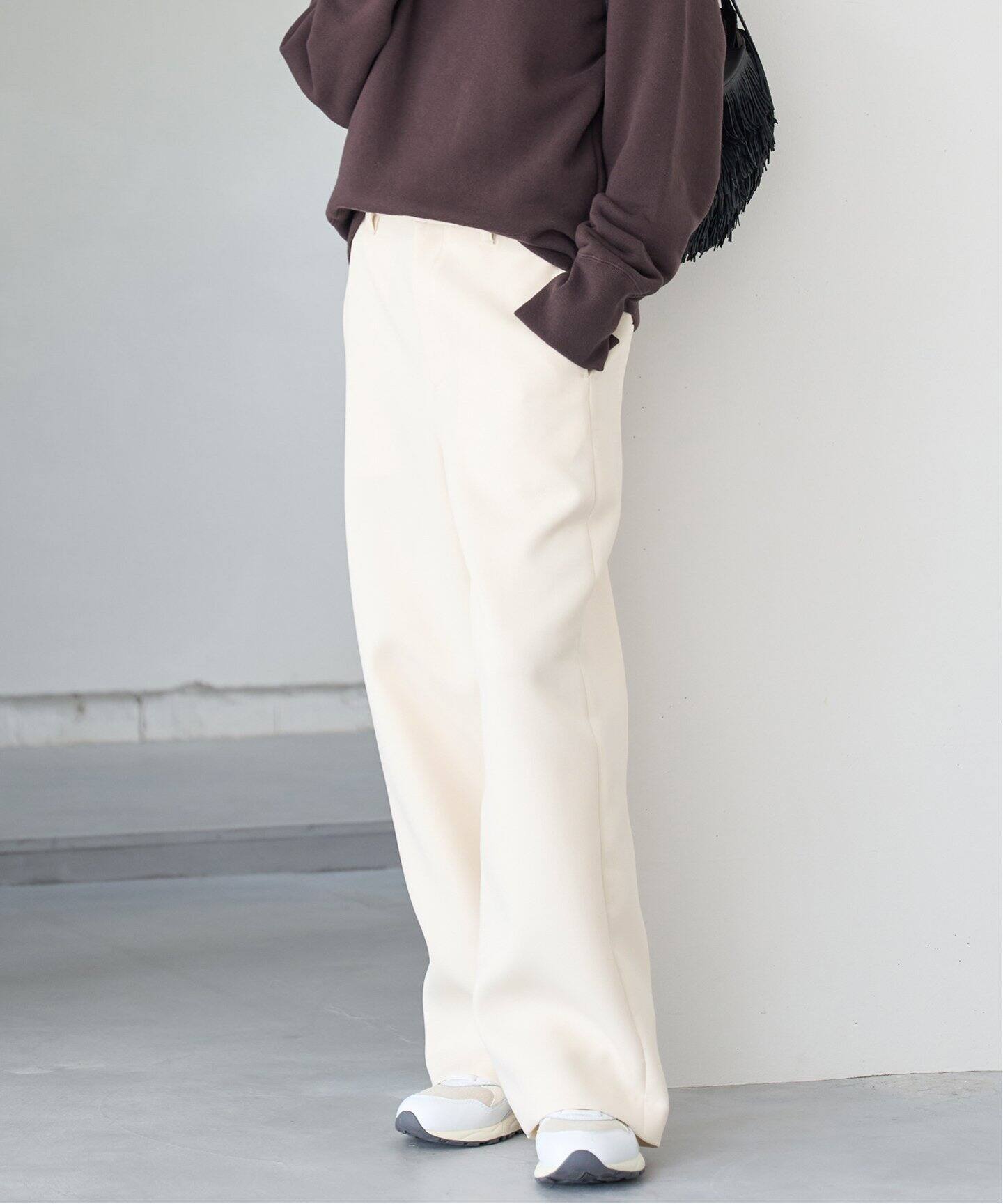 トリプルクロスワイドパンツ（スラックス）｜IENA（イエナ）の通販  