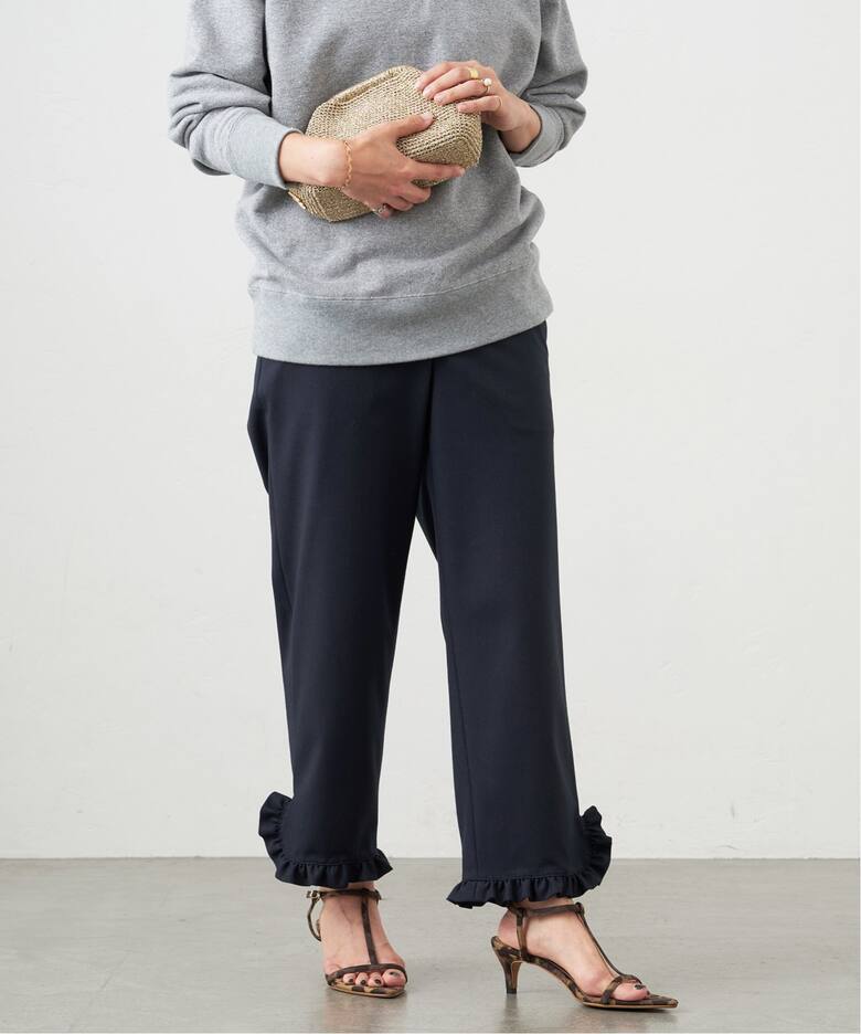 P/Vストレッチ フリルパンツ（その他パンツ）｜IENA（イエナ）の通販  