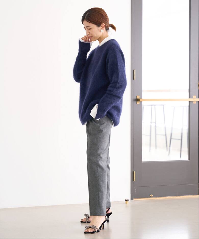 サキソニーテーパードパンツ（スラックス）｜IENA（イエナ）の通販  