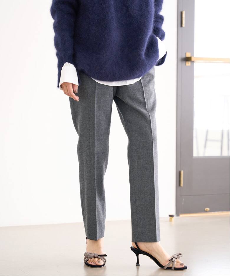 サキソニーテーパードパンツ（スラックス）｜IENA（イエナ）の通販  