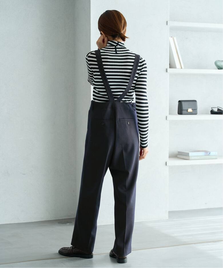 追加》ハイウエストサスペンダーパンツ（スラックス）｜IENA（イエナ  