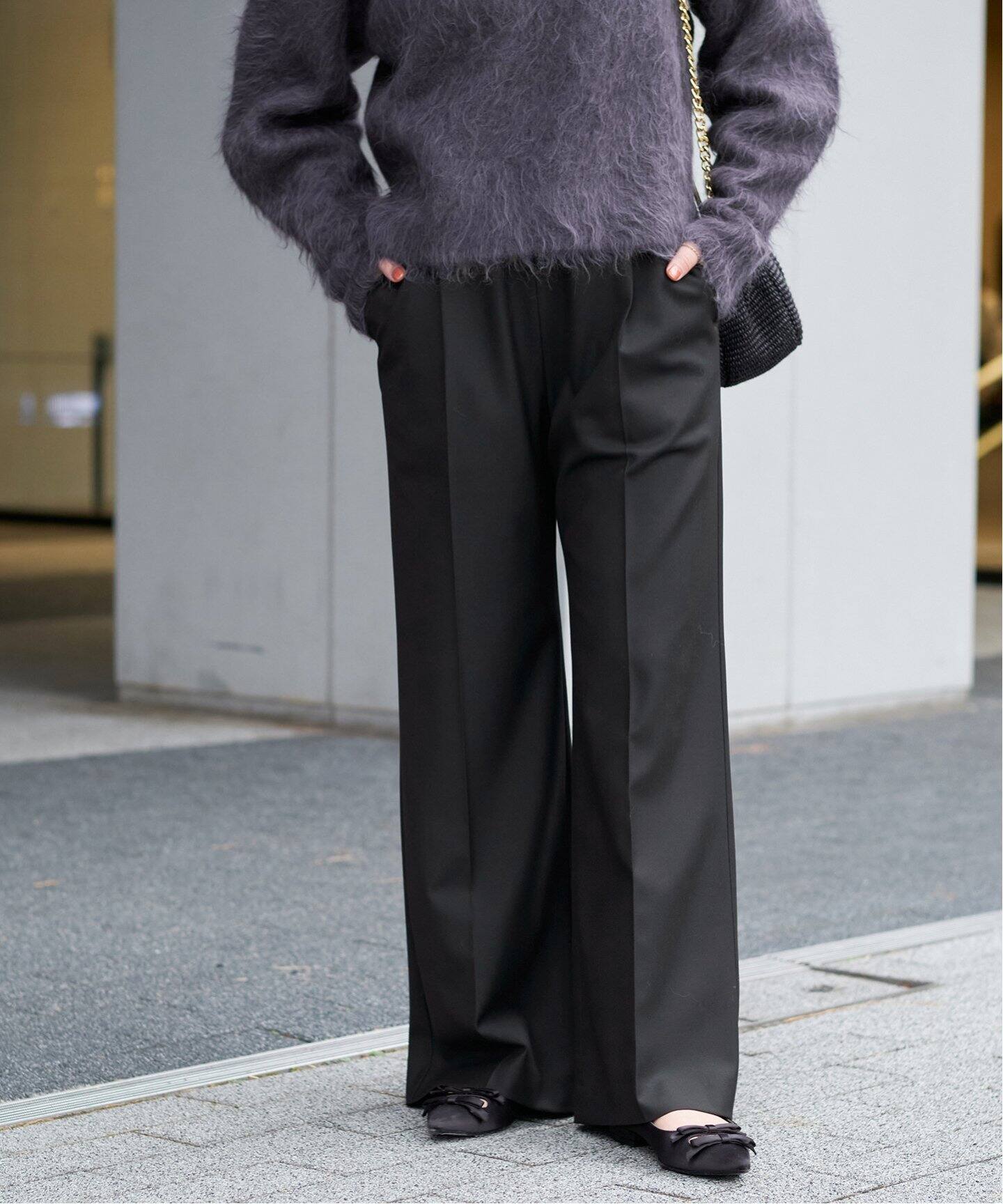 2WAY ストレッチ ワイドパンツ（スラックス）｜IENA（イエナ）の通販  