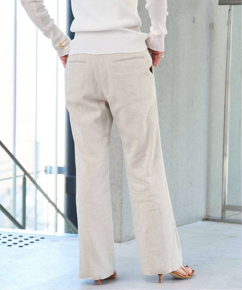 リネンストレッチセミバギーパンツ（その他パンツ）｜IENA（イエナ）の  
