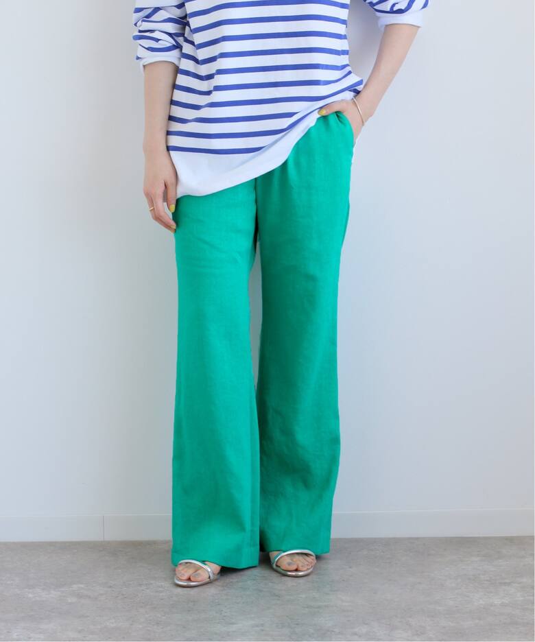 リネンストレッチセミバギーパンツ（その他パンツ）｜IENA（イエナ）の  