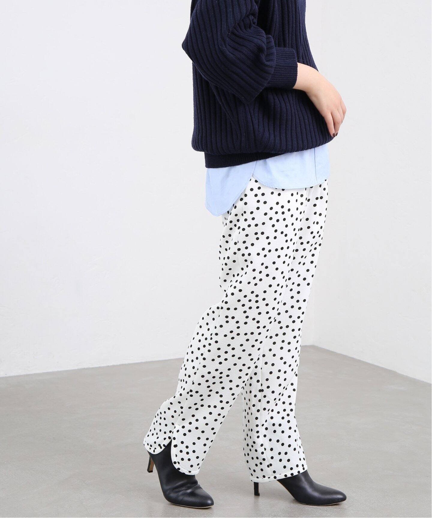 ダブルフェイスドットパンツ（その他パンツ）｜IENA（イエナ）の通販  