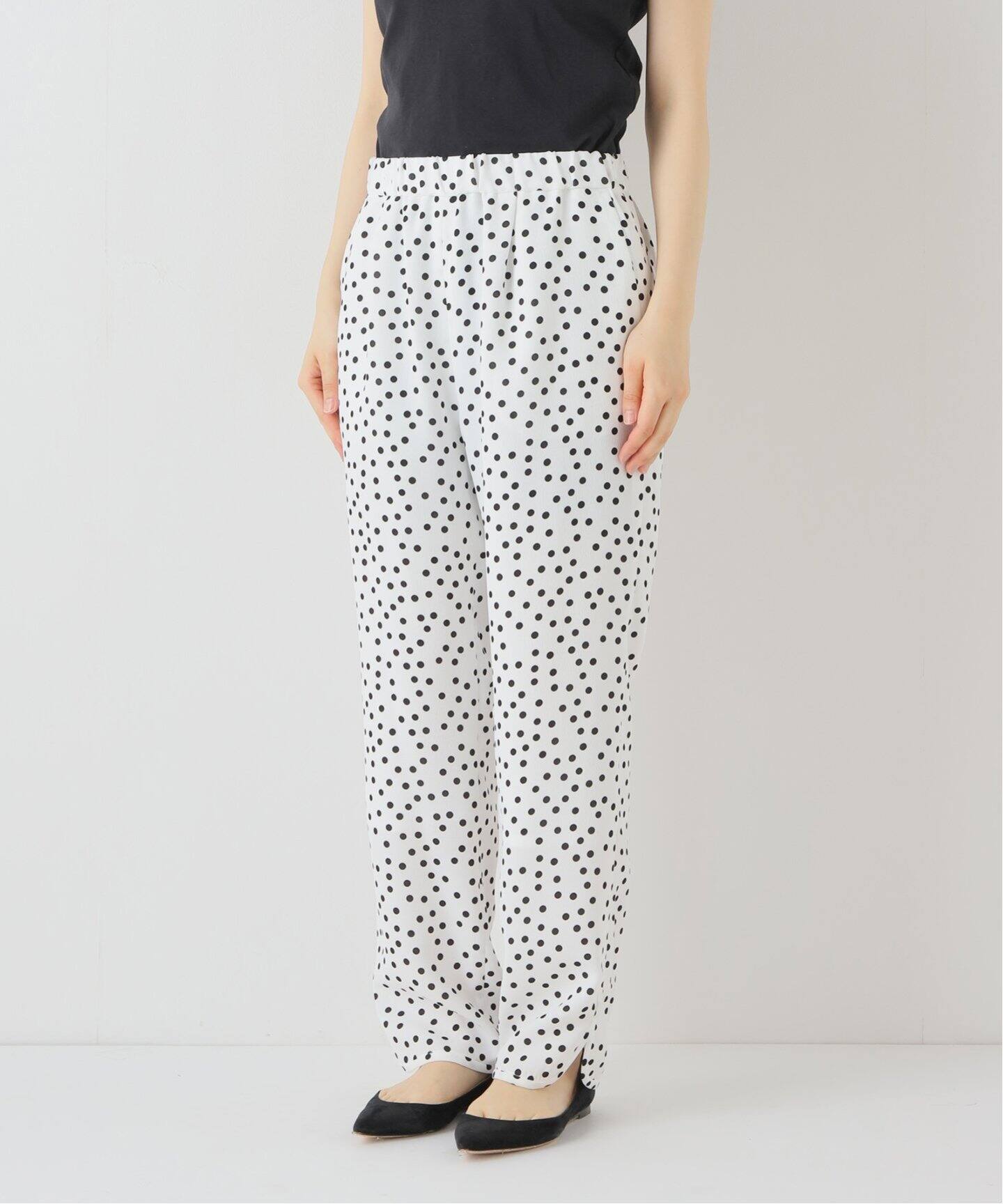 ダブルフェイスドットパンツ（その他パンツ）｜IENA（イエナ）の通販  