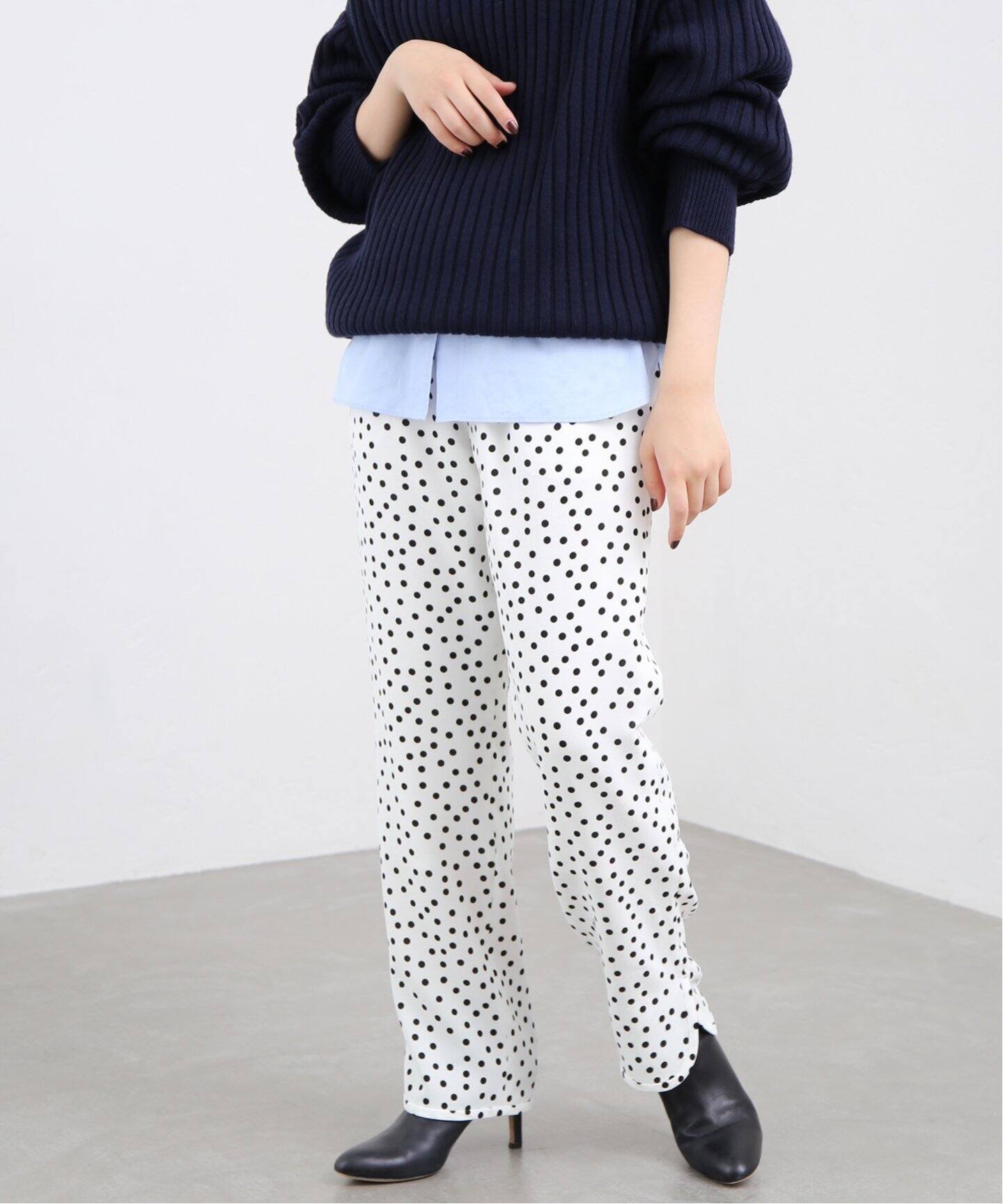 ダブルフェイスドットパンツ（その他パンツ）｜IENA（イエナ）の通販 