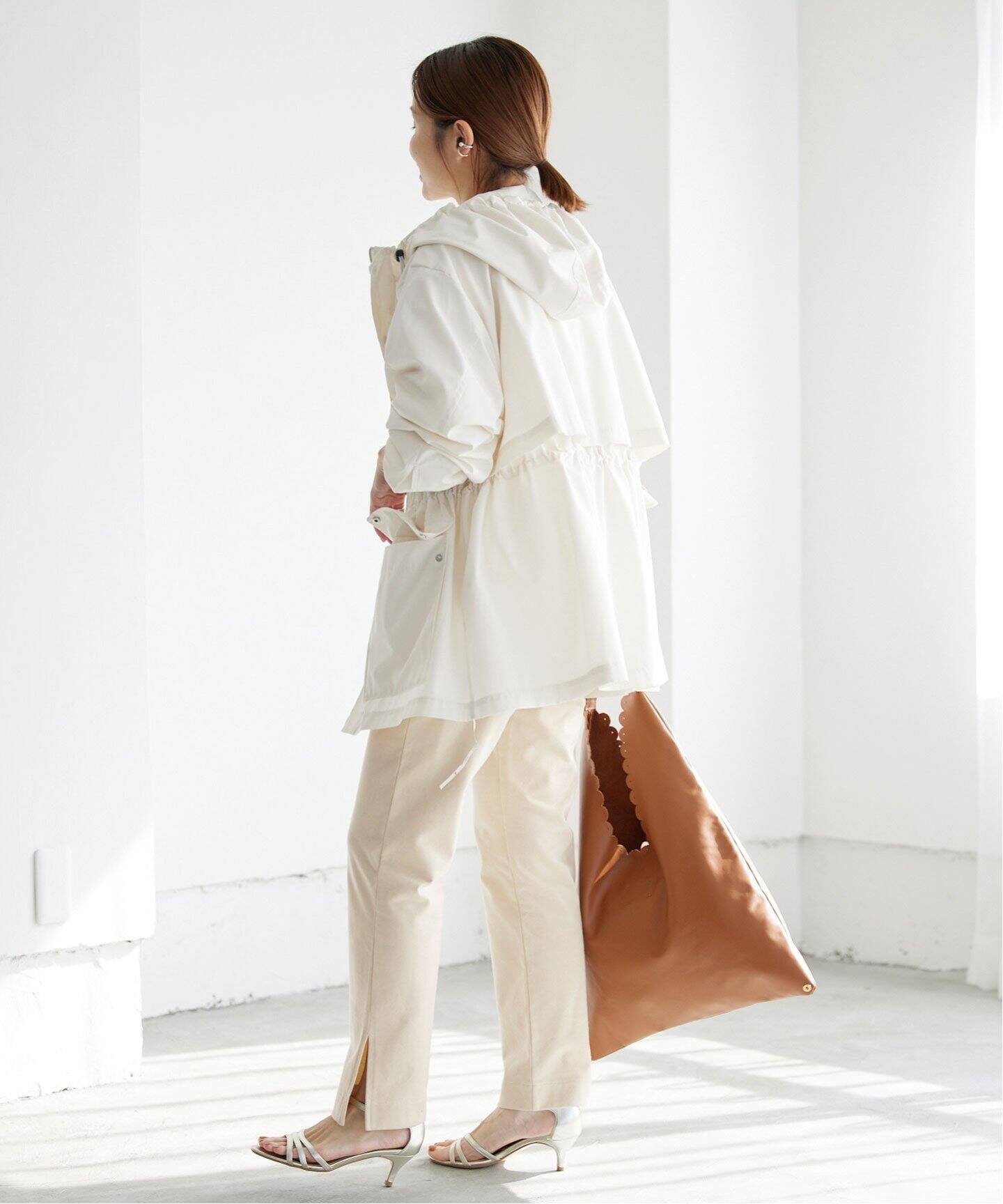 クリアコットンスリットパンツ（スラックス）｜IENA（イエナ）の通販