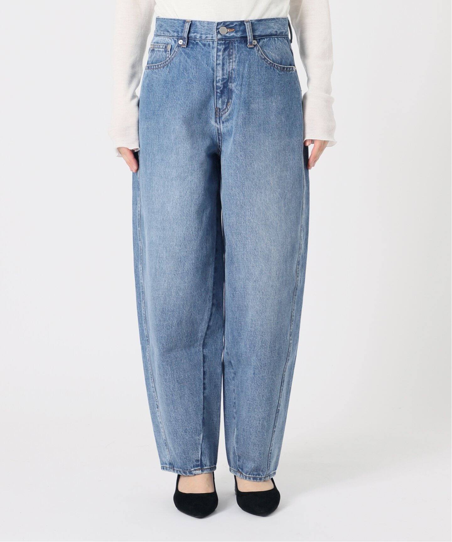 カーブシルエットデニム（デニムパンツ・ジーンズ）｜IENA（イエナ）の  