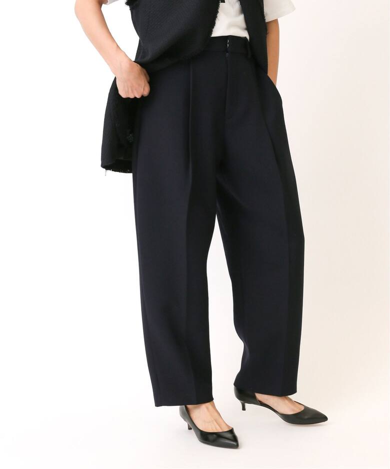 ＆NAVYウールタックパンツ（スラックス）｜IENA（イエナ）の通販  