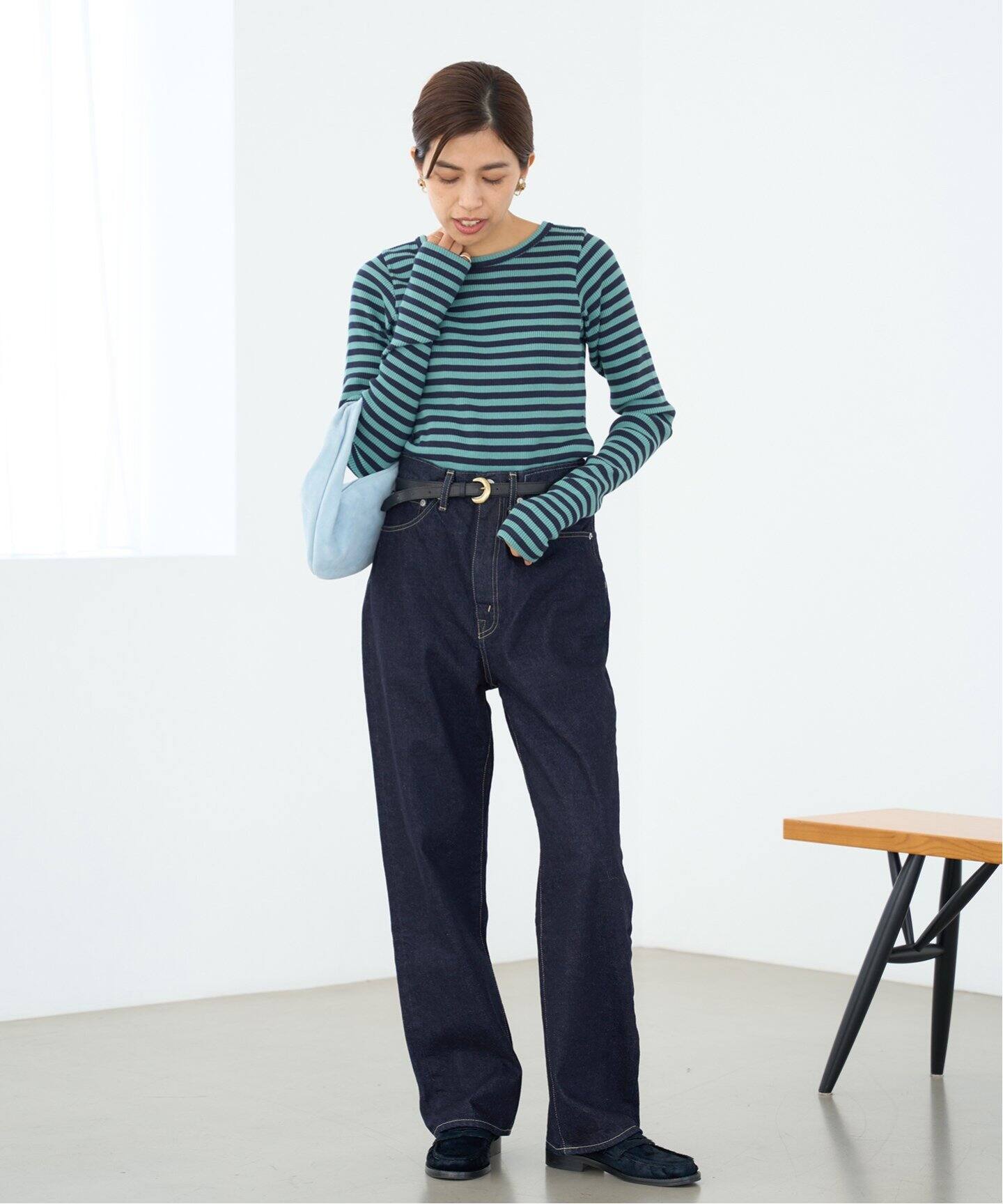 KURO/クロ】 OPTIMA ワンウォッシュデニムパンツ（デニムパンツ  