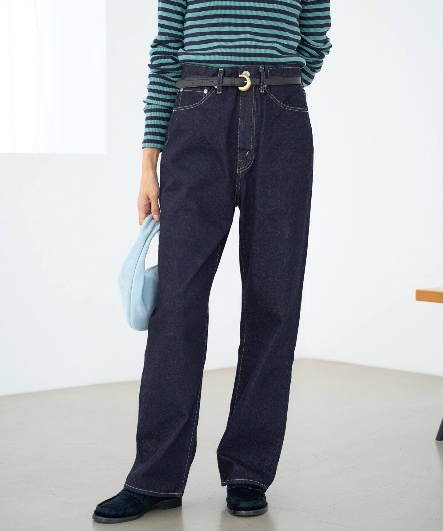 KURO/クロ】 OPTIMA ワンウォッシュデニムパンツ（デニムパンツ  