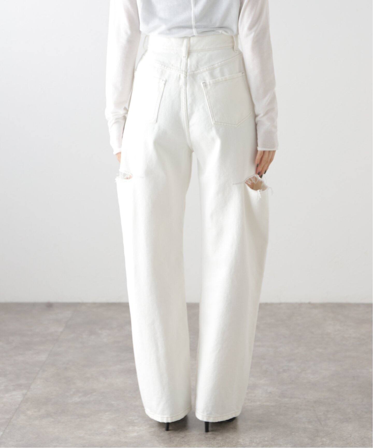 Maison Margiela/メゾン マルジェラ】5POCKET TROUSERS WHITE パンツ 