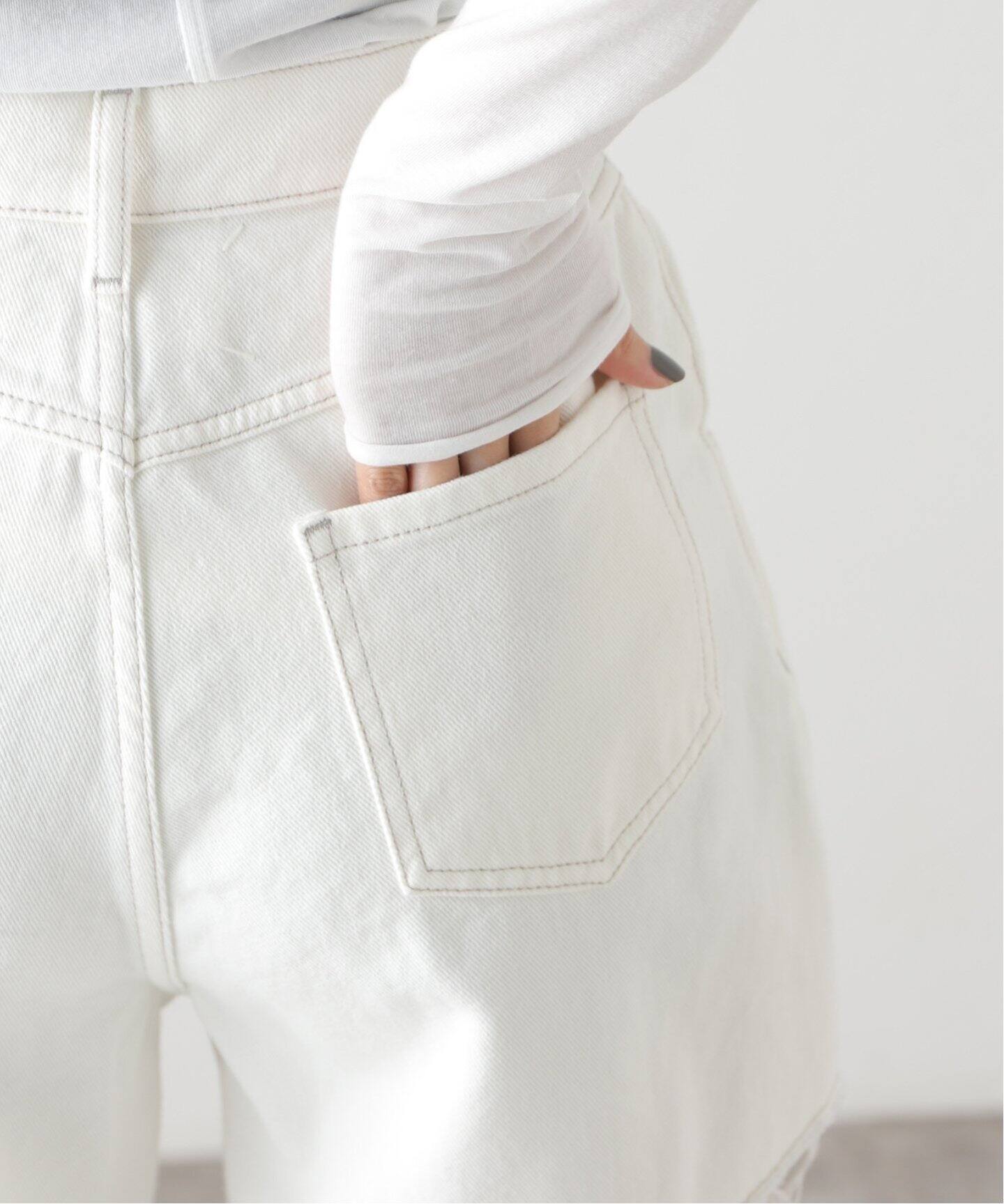 Maison Margiela/メゾン マルジェラ】5POCKET TROUSERS WHITE パンツ 