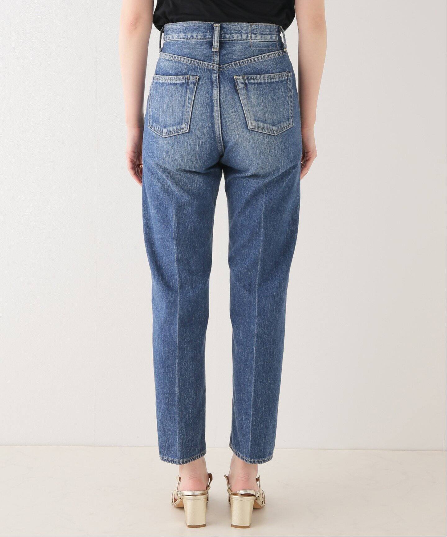 SEA/シー】VINTAGE ハイウエスト テーパードデニム（デニムパンツ  