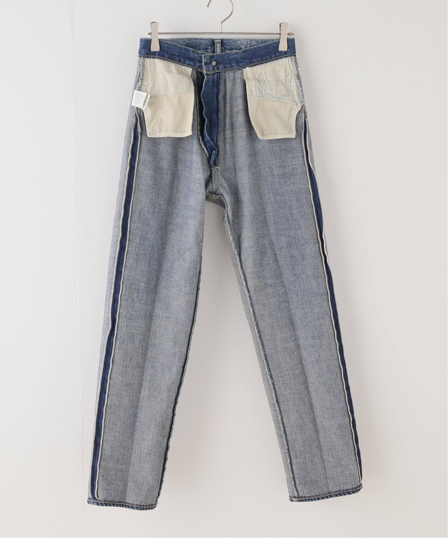 SEA/シー】VINTAGE ハイウエスト テーパードデニム（デニムパンツ  