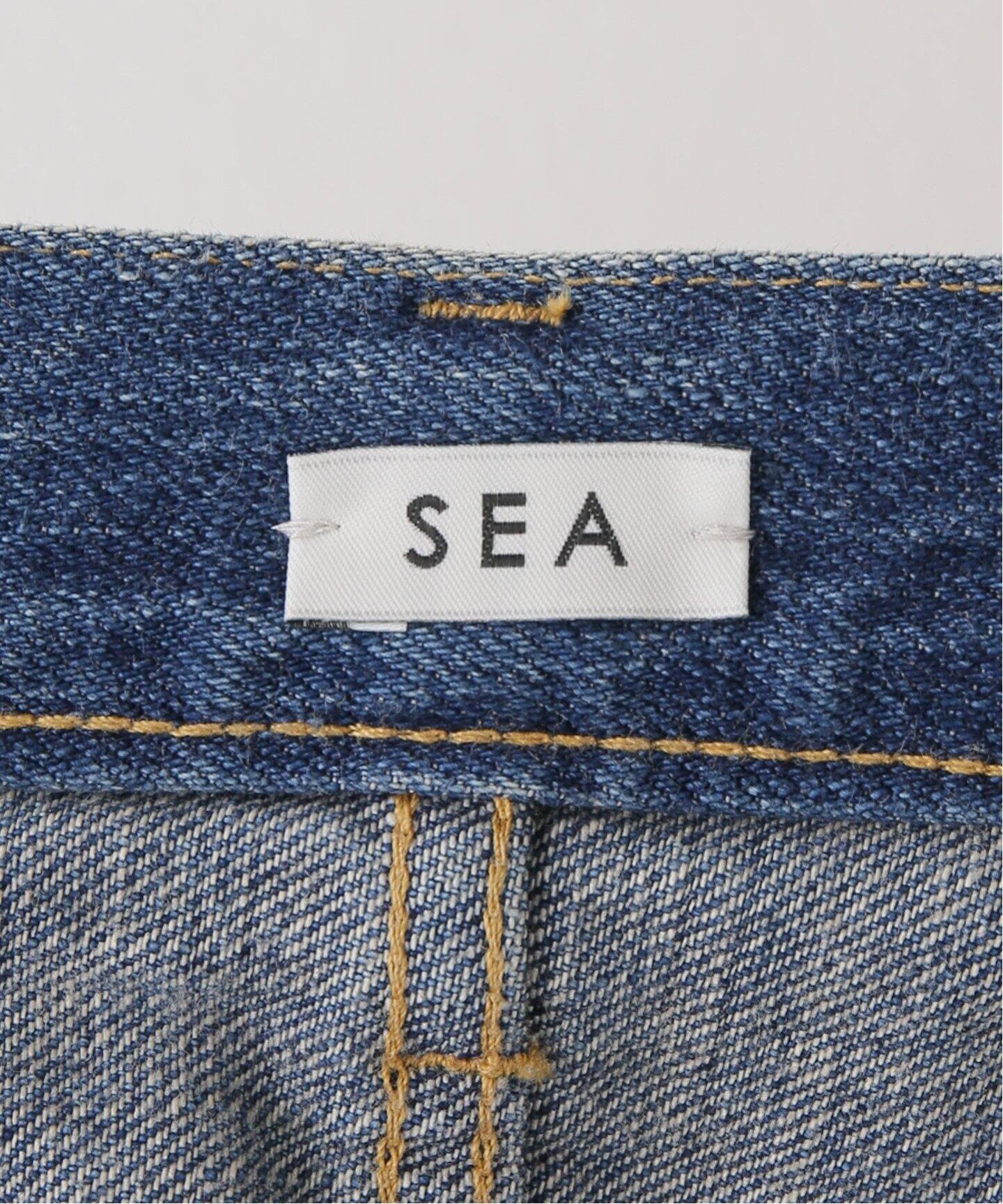 SEA/シー】VINTAGE ハイウエスト テーパードデニム（デニムパンツ  