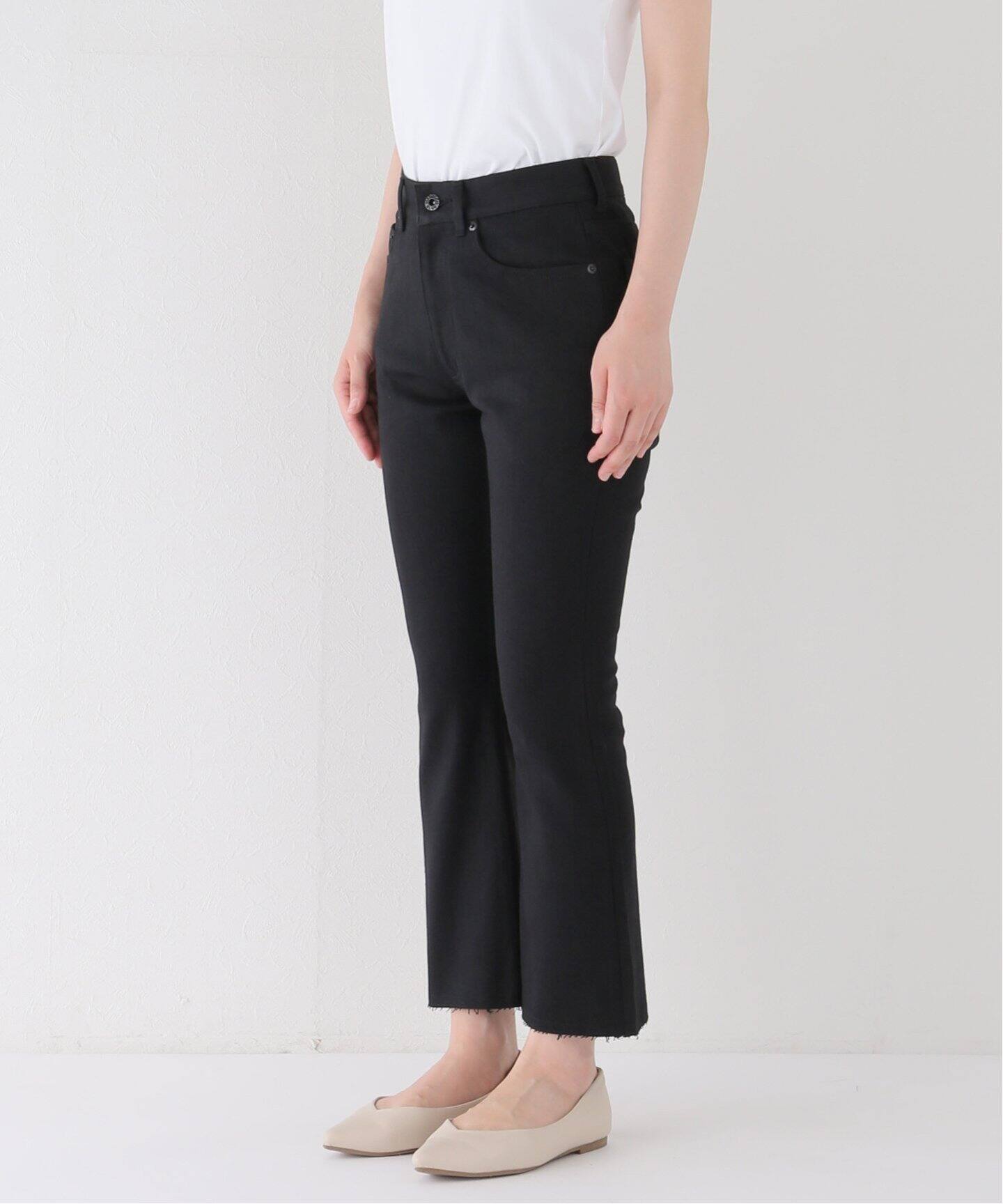 MADISONBLUE/マディソンブルー】HEM CUT SLIM FLARE DENIM（デニム 