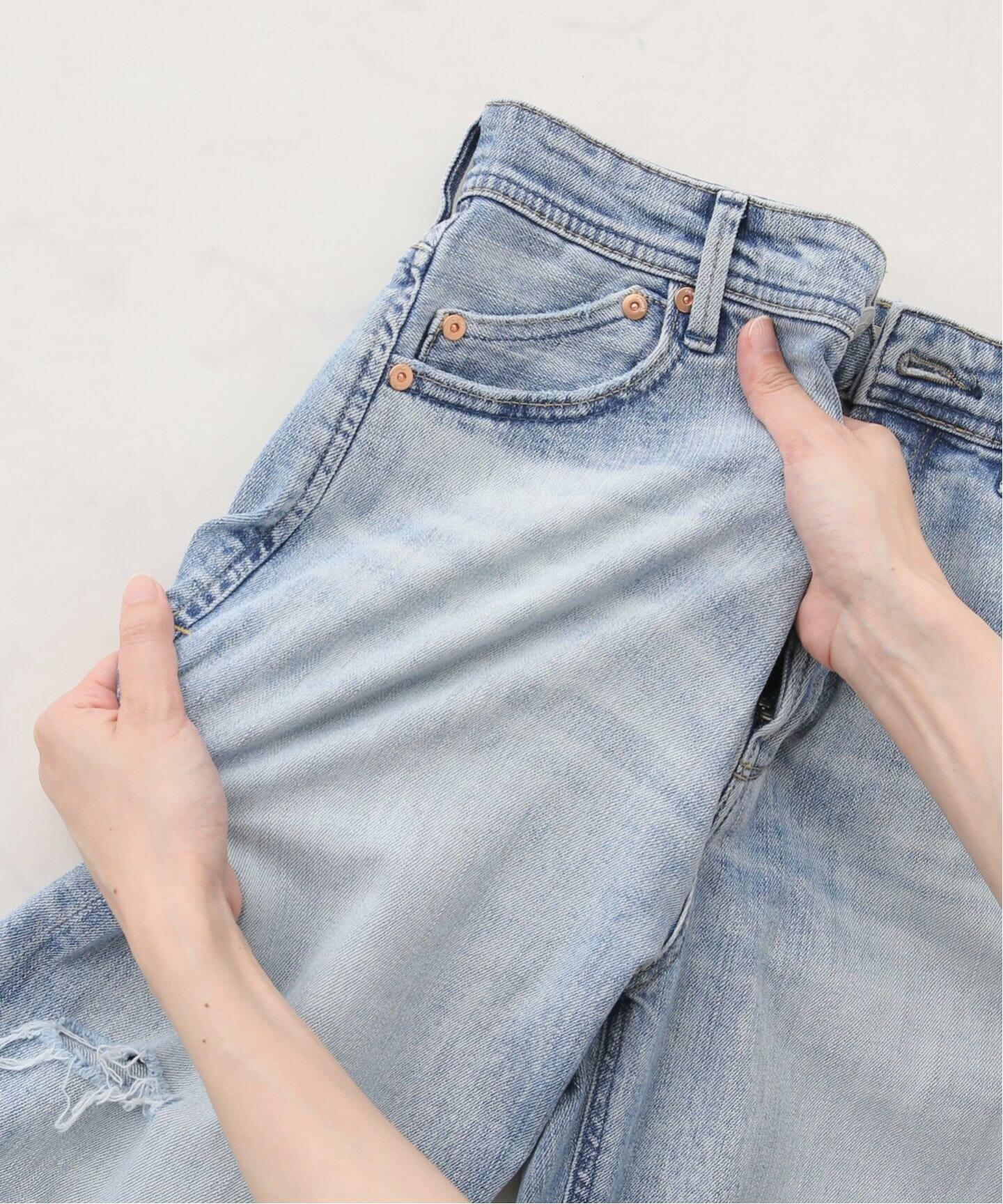 YANUK/ヤヌーク】AYA KANEKO BOYSCROPPED CUS デニム（デニムパンツ  