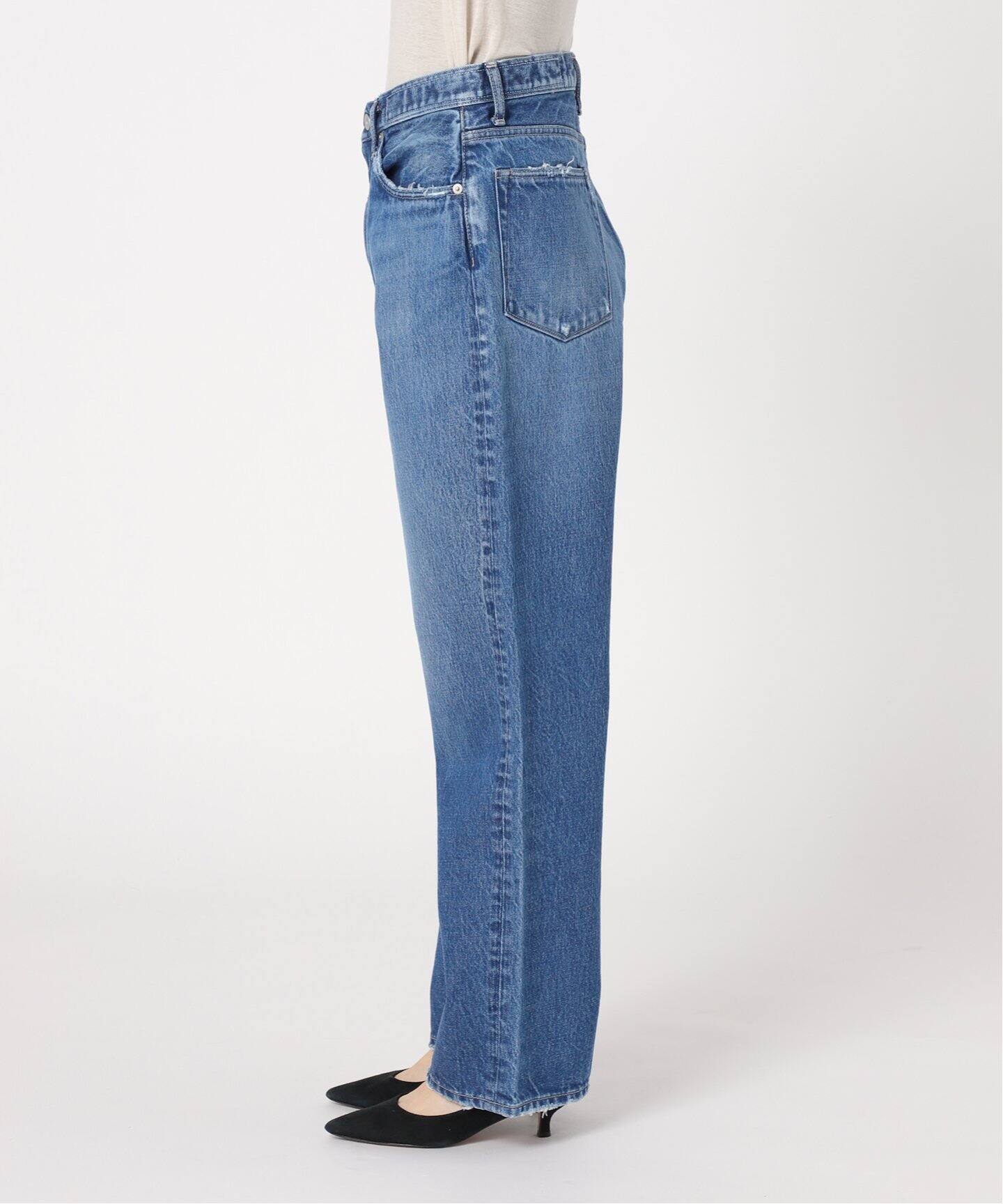 KURO/クロ】別注 OPTIMA ワイドテーパードデニム（デニムパンツ  