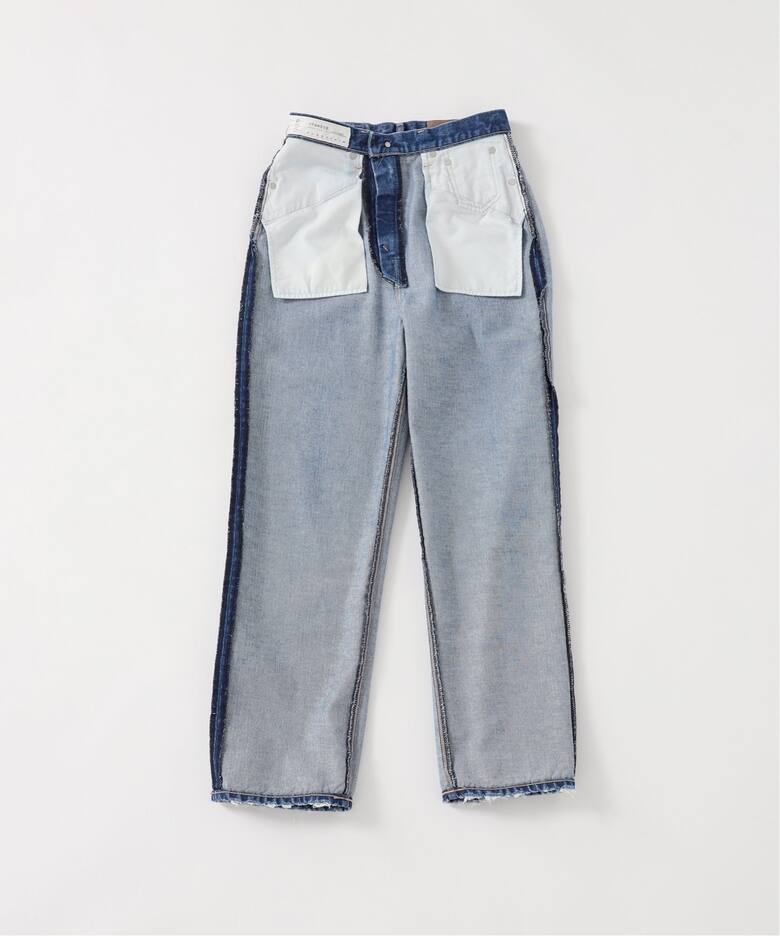 KURO/クロ】別注 OPTIMA ワイドテーパードデニム（デニムパンツ  