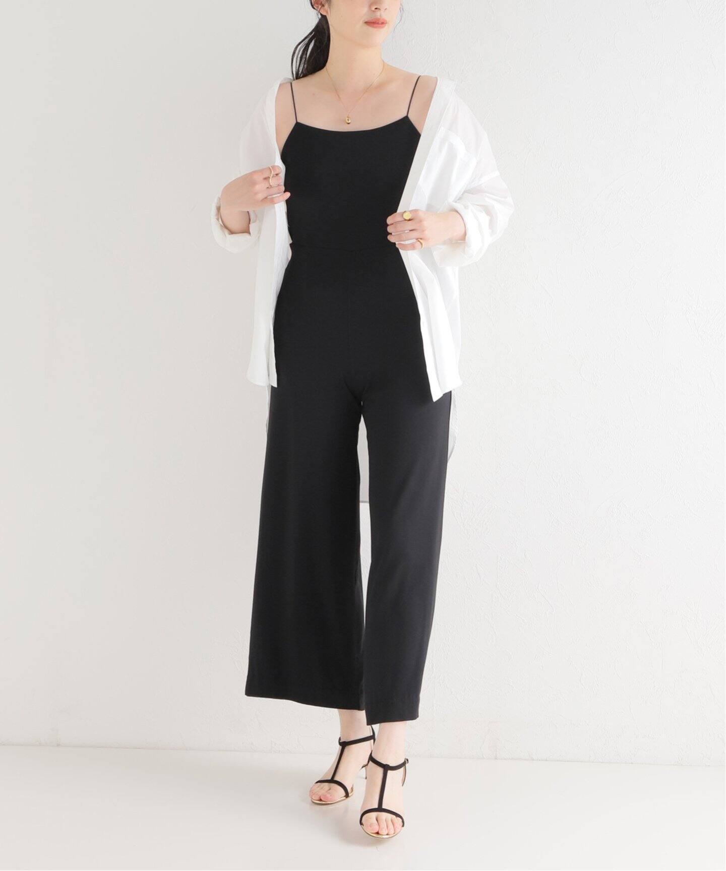 determ/デターム】Collagen Open Back Jumpsuit / ジャンプスーツ 