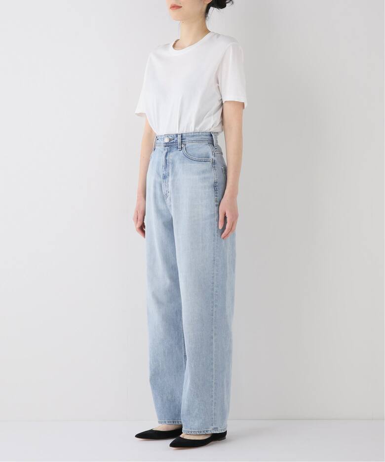 追加》【YANUK/ヤヌーク】JOAN ルーズ ストレートデニム（デニムパンツ  