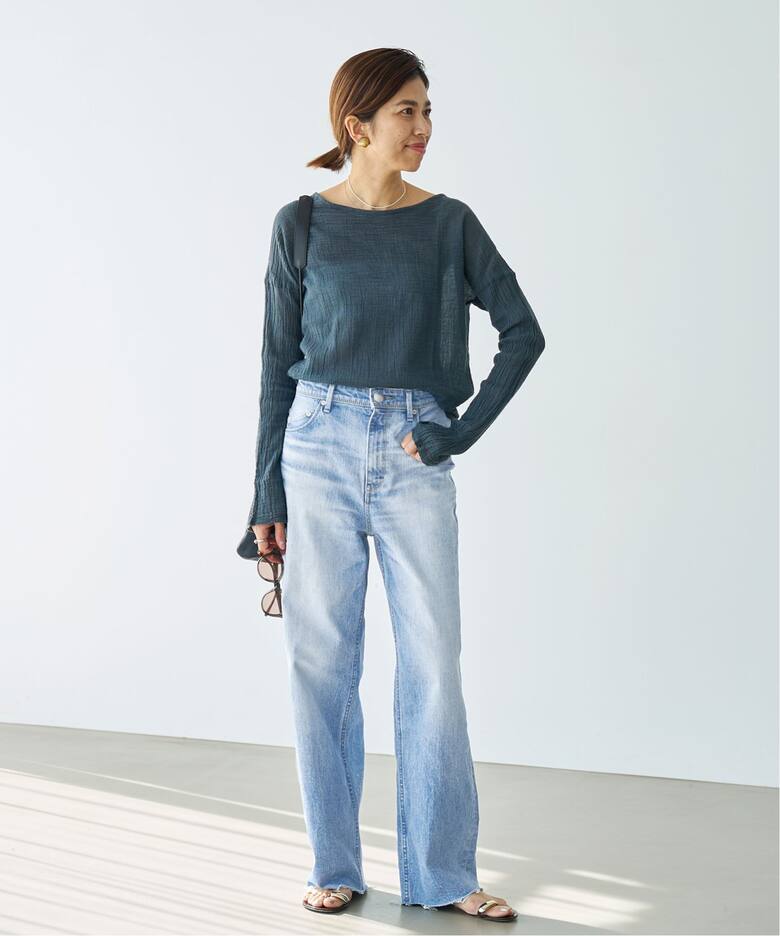 IENA 【YANUK/ヤヌーク】LILITH カットオフデニム24 