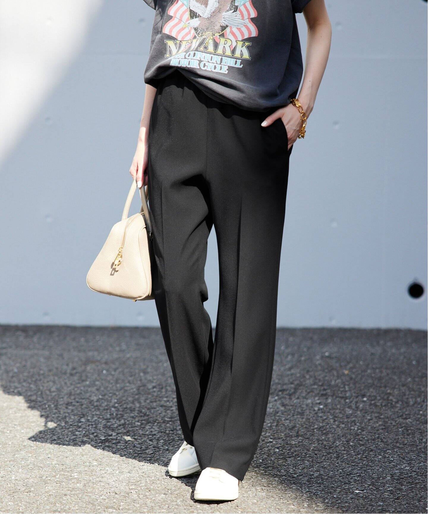 センタープレスイージーパンツ（スラックス）｜SLOBE IENA（スローブ  