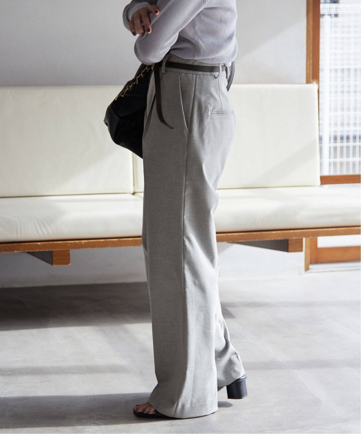 【SLOBE IENA】 KIVANGワイドスラックス Size36 SLOBE IENA - ♡美品♡SLOBE IENA KIVANG ワイドスラックス 36サイズの